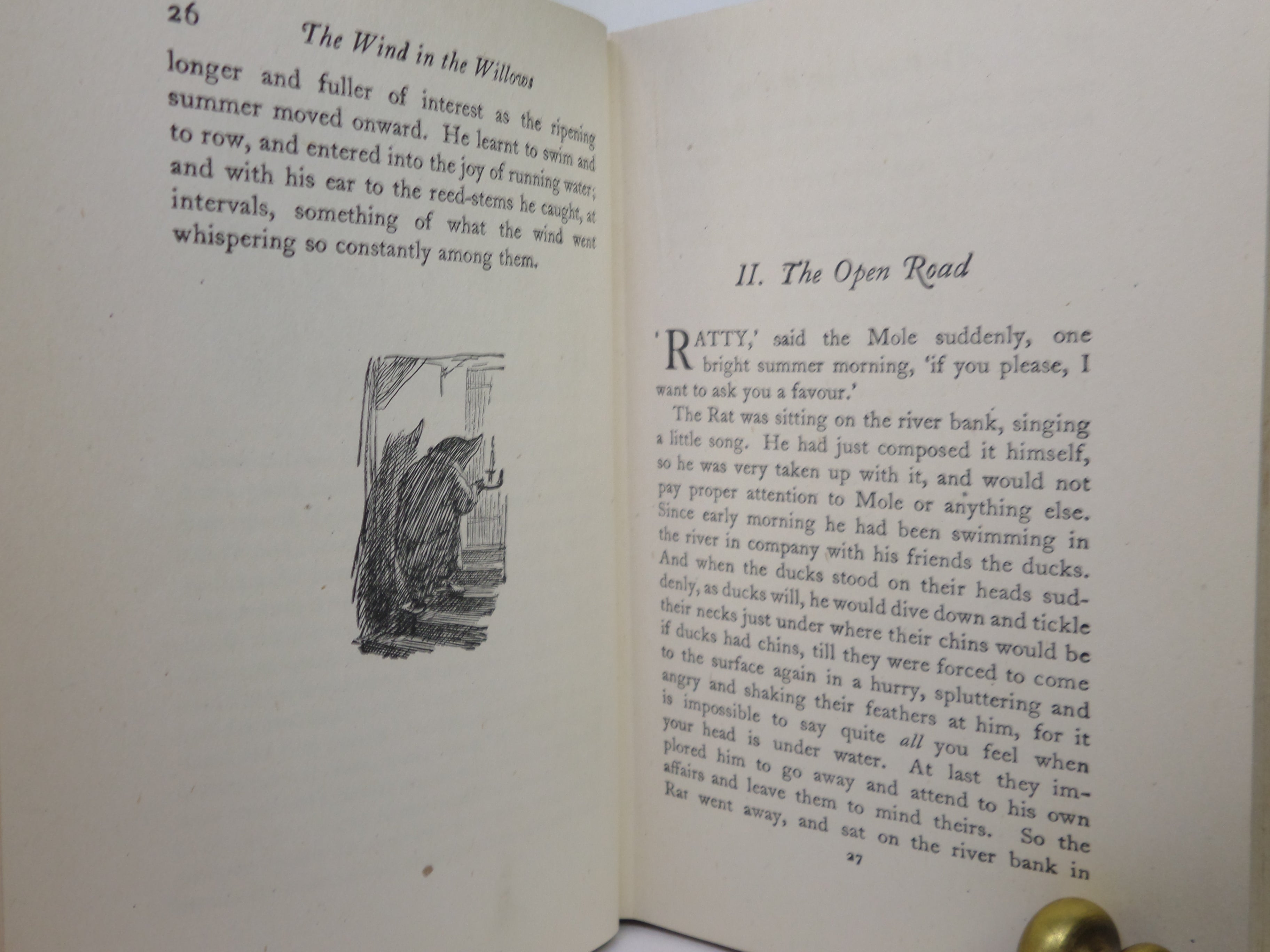 THE WIND IN THE WILLOWS BY KENNETH GRAHAME 1944 ILLUSTRATED EDITION