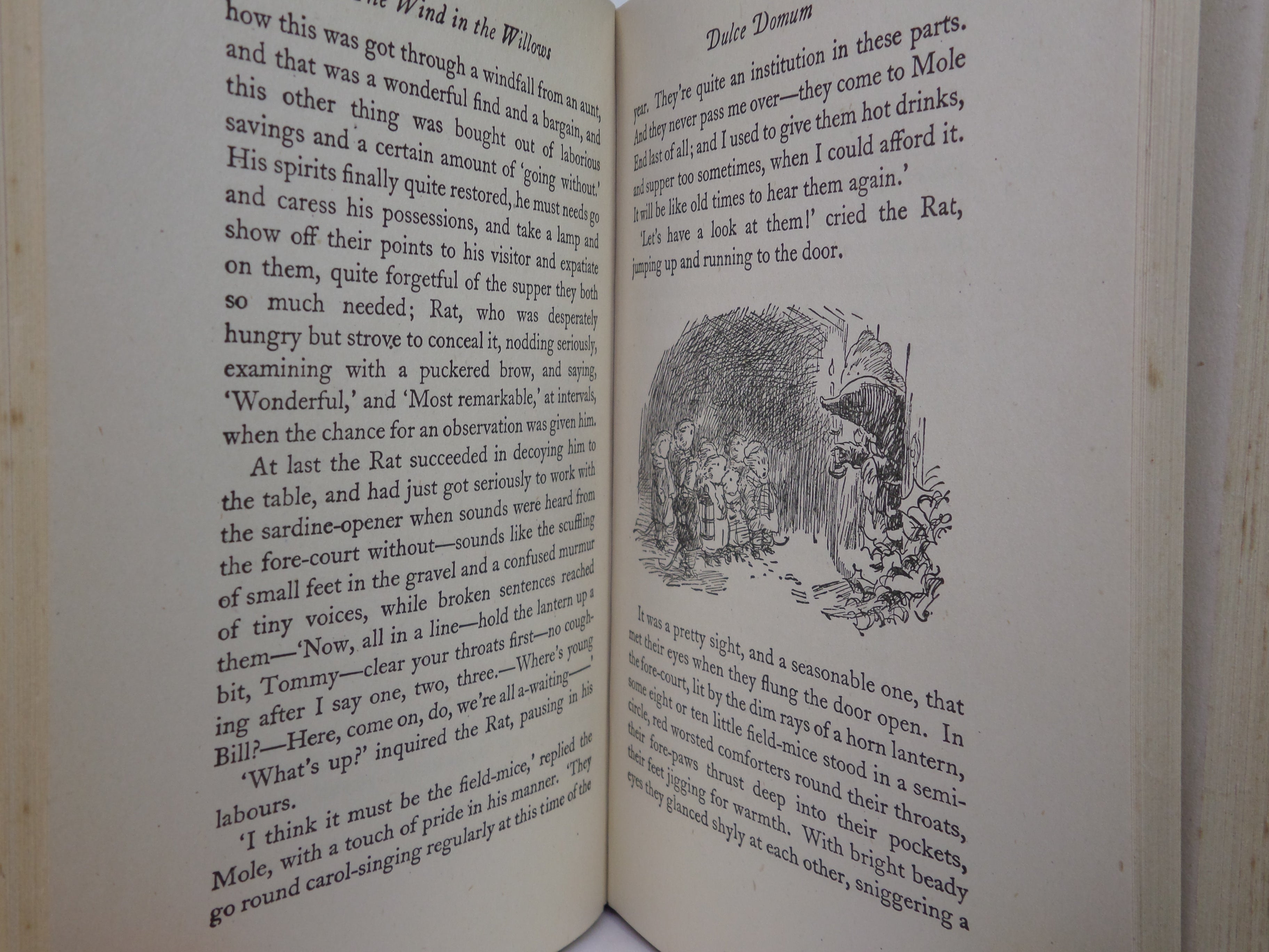 THE WIND IN THE WILLOWS BY KENNETH GRAHAME 1944 ILLUSTRATED EDITION