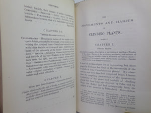 THE MOVEMENTS AND HABITS OF CLIMBING PLANTS BY CHARLES DARWIN 1875