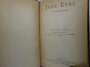 JANE EYRE BY CHARLOTTE BRONTE CA. 1900