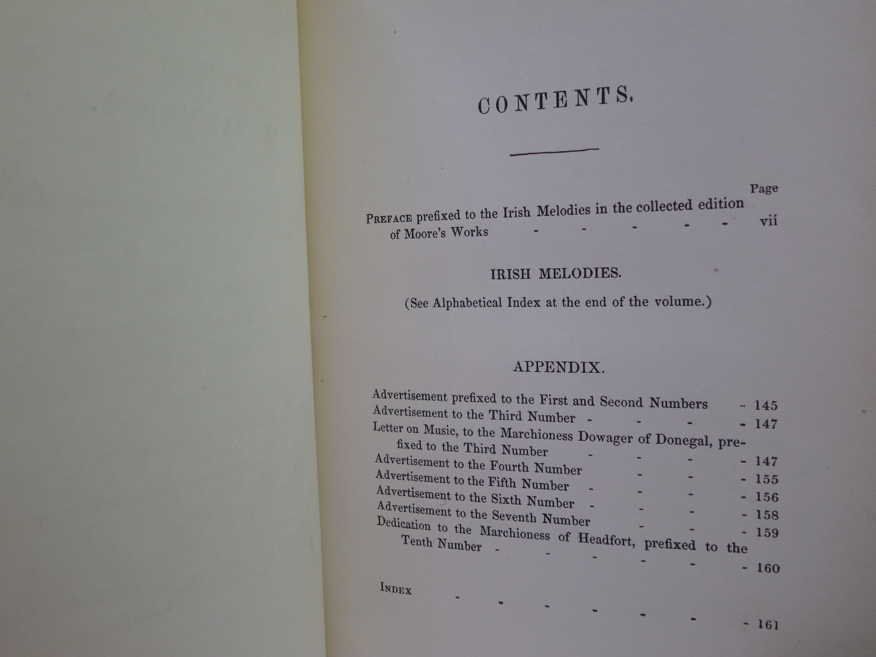 IRISH MELODIES BY THOMAS MOORE 1849 FINE BINDING