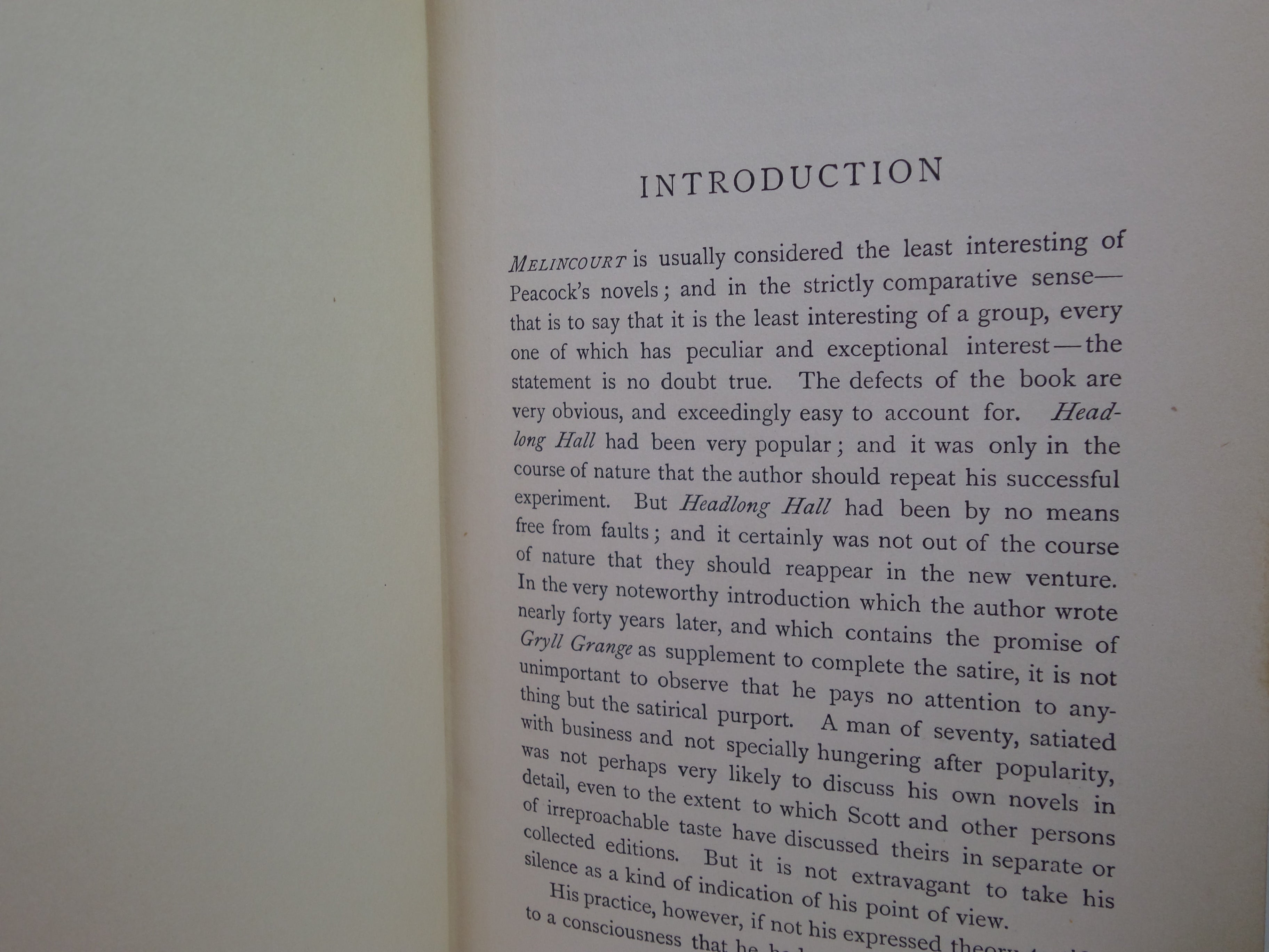 MELINCOURT OR SIR ORAN HAUT-TON BY THOMAS LOVE PEACOCK 1896 F.H. TOWNSEND ILLS.