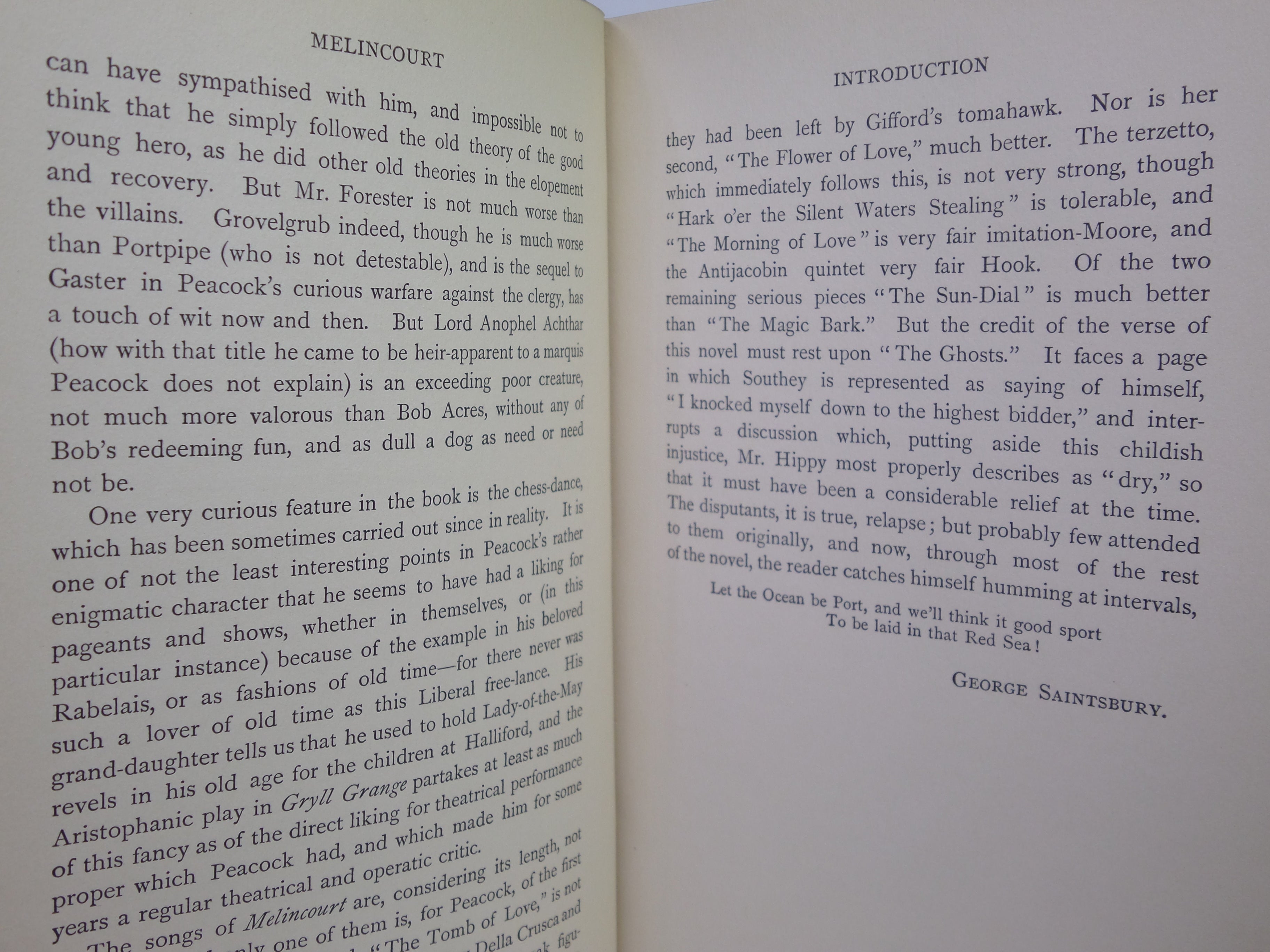 MELINCOURT OR SIR ORAN HAUT-TON BY THOMAS LOVE PEACOCK 1896 F.H. TOWNSEND ILLS.