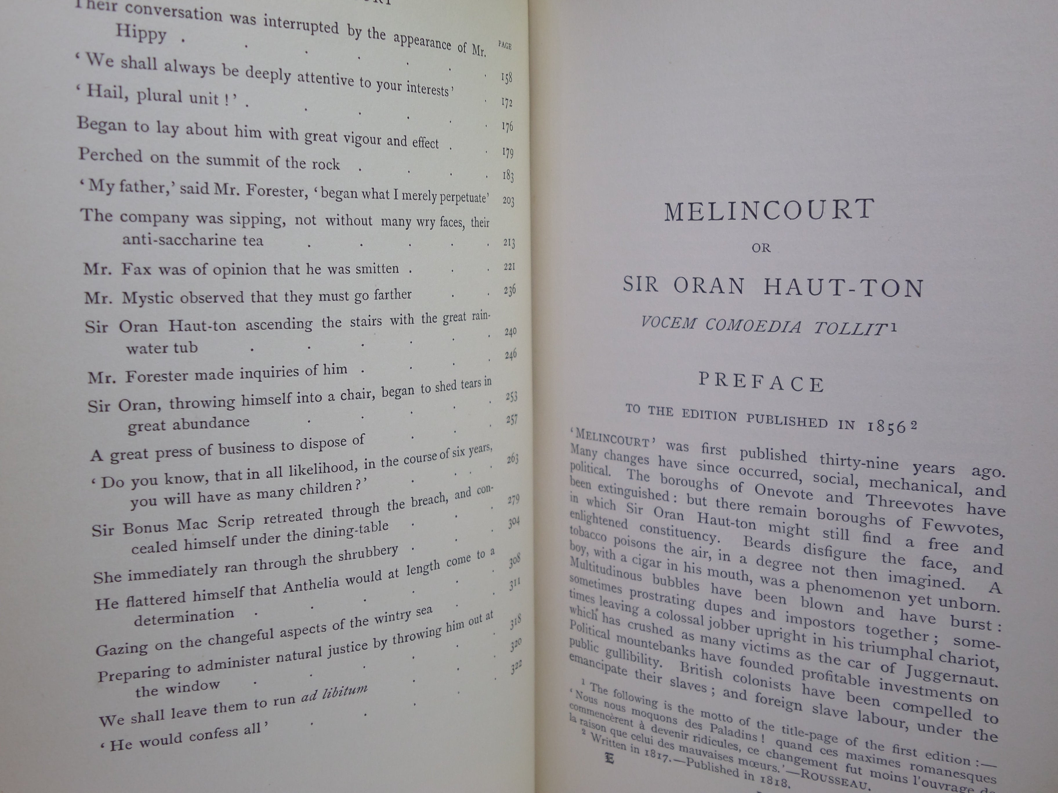 MELINCOURT OR SIR ORAN HAUT-TON BY THOMAS LOVE PEACOCK 1896 F.H. TOWNSEND ILLS.