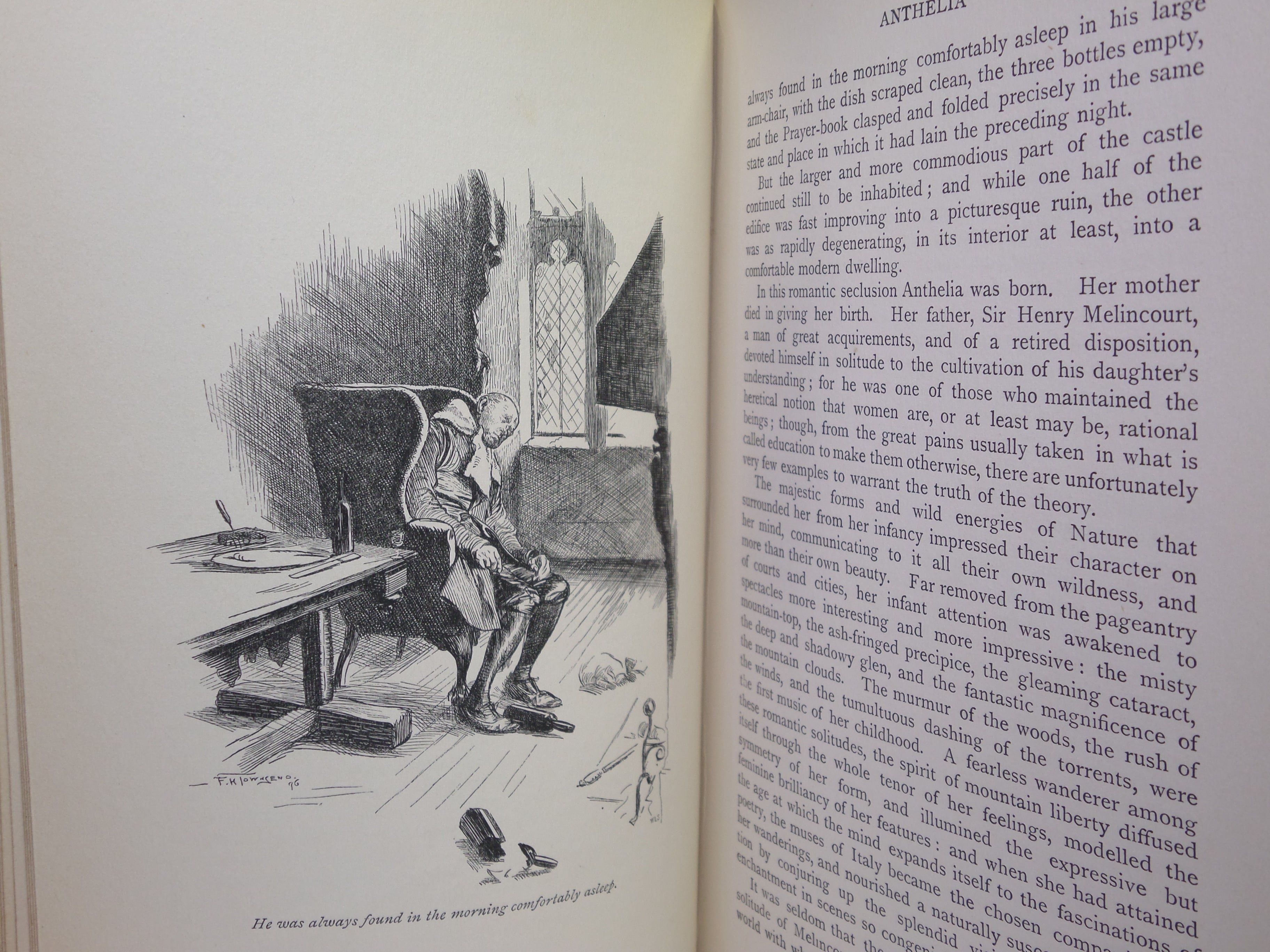 MELINCOURT OR SIR ORAN HAUT-TON BY THOMAS LOVE PEACOCK 1896 F.H. TOWNSEND ILLS.