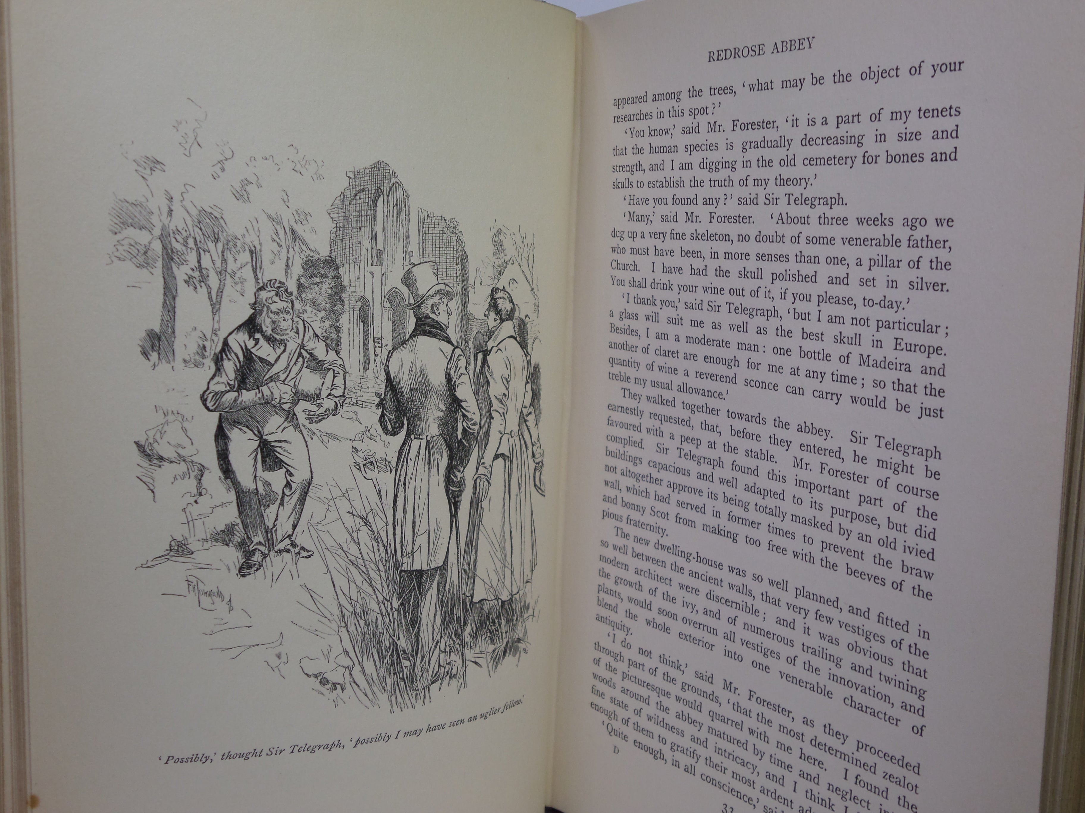 MELINCOURT OR SIR ORAN HAUT-TON BY THOMAS LOVE PEACOCK 1896 F.H. TOWNSEND ILLS.