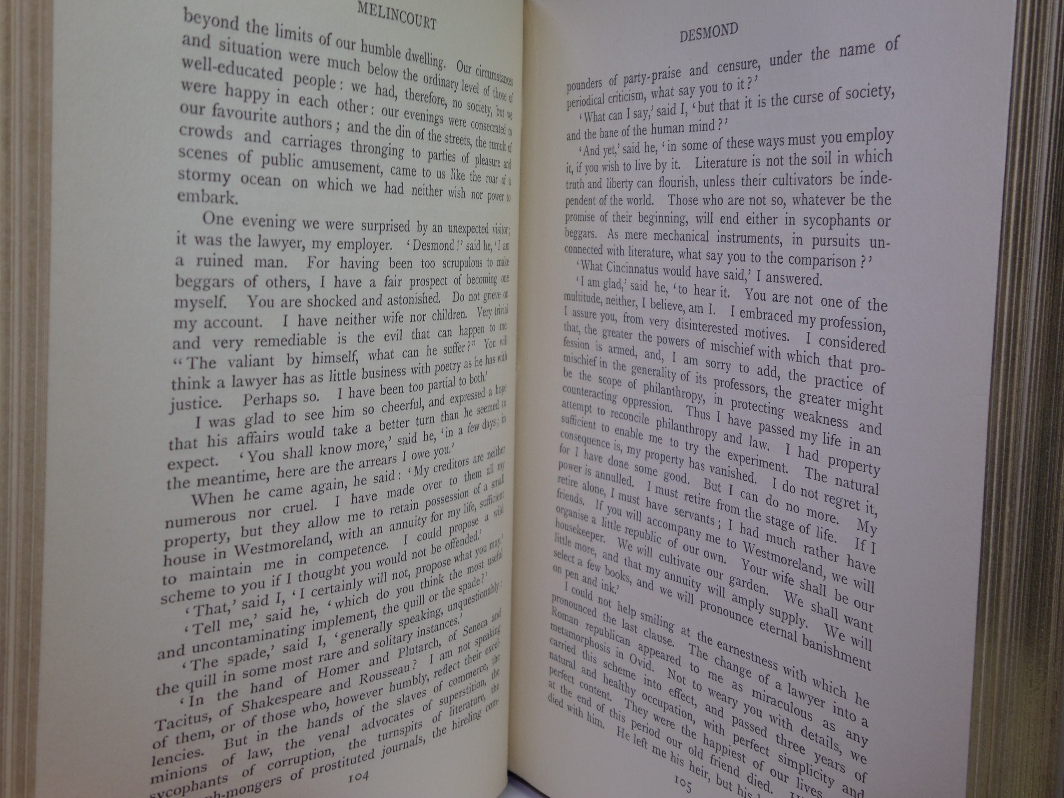 MELINCOURT OR SIR ORAN HAUT-TON BY THOMAS LOVE PEACOCK 1896 F.H. TOWNSEND ILLS.