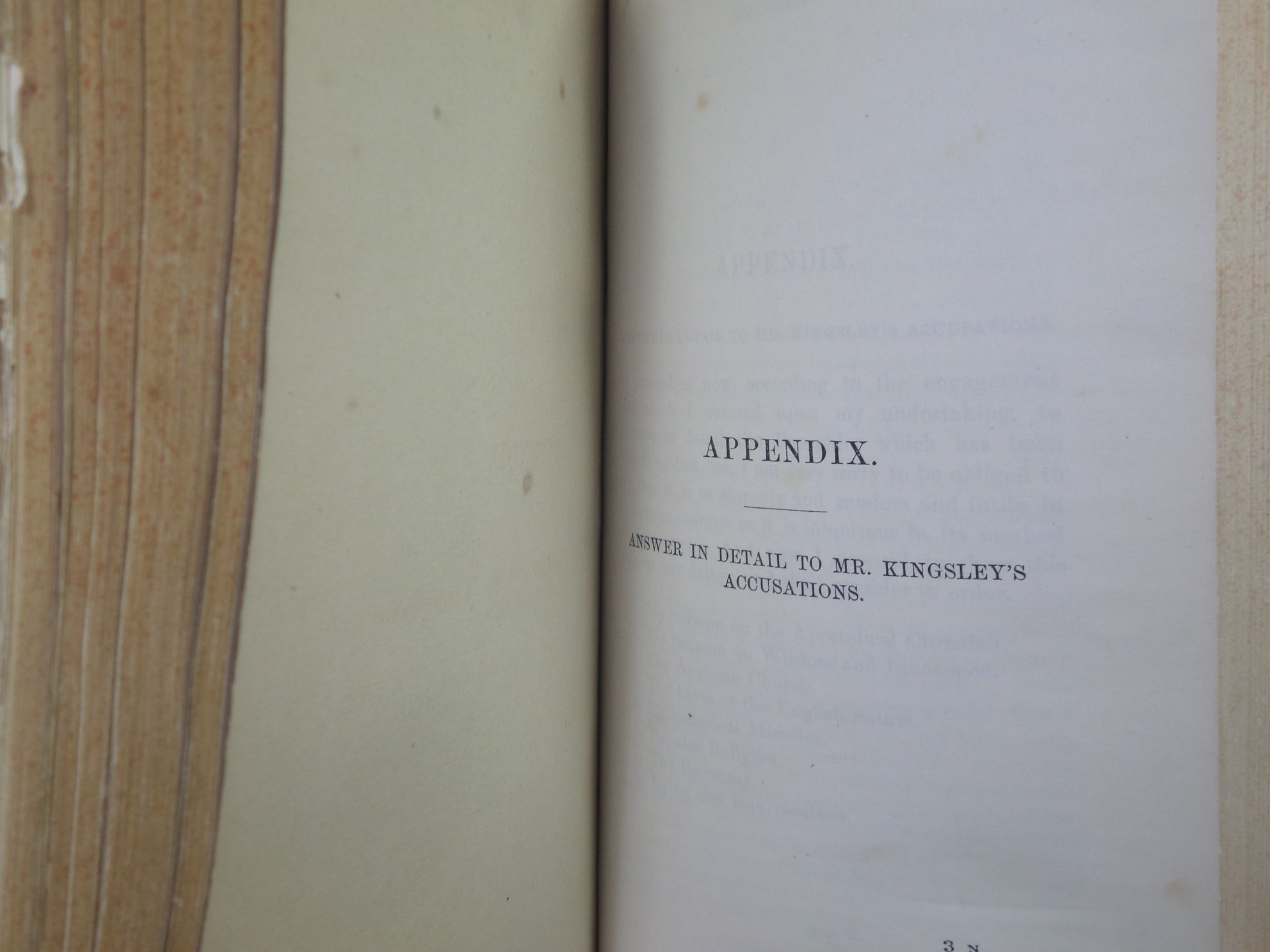 APOLOGIA PRO VITA SUA: BEING A REPLY TO A PAMPHLET... BY JOHN HENRY NEWMAN 1864