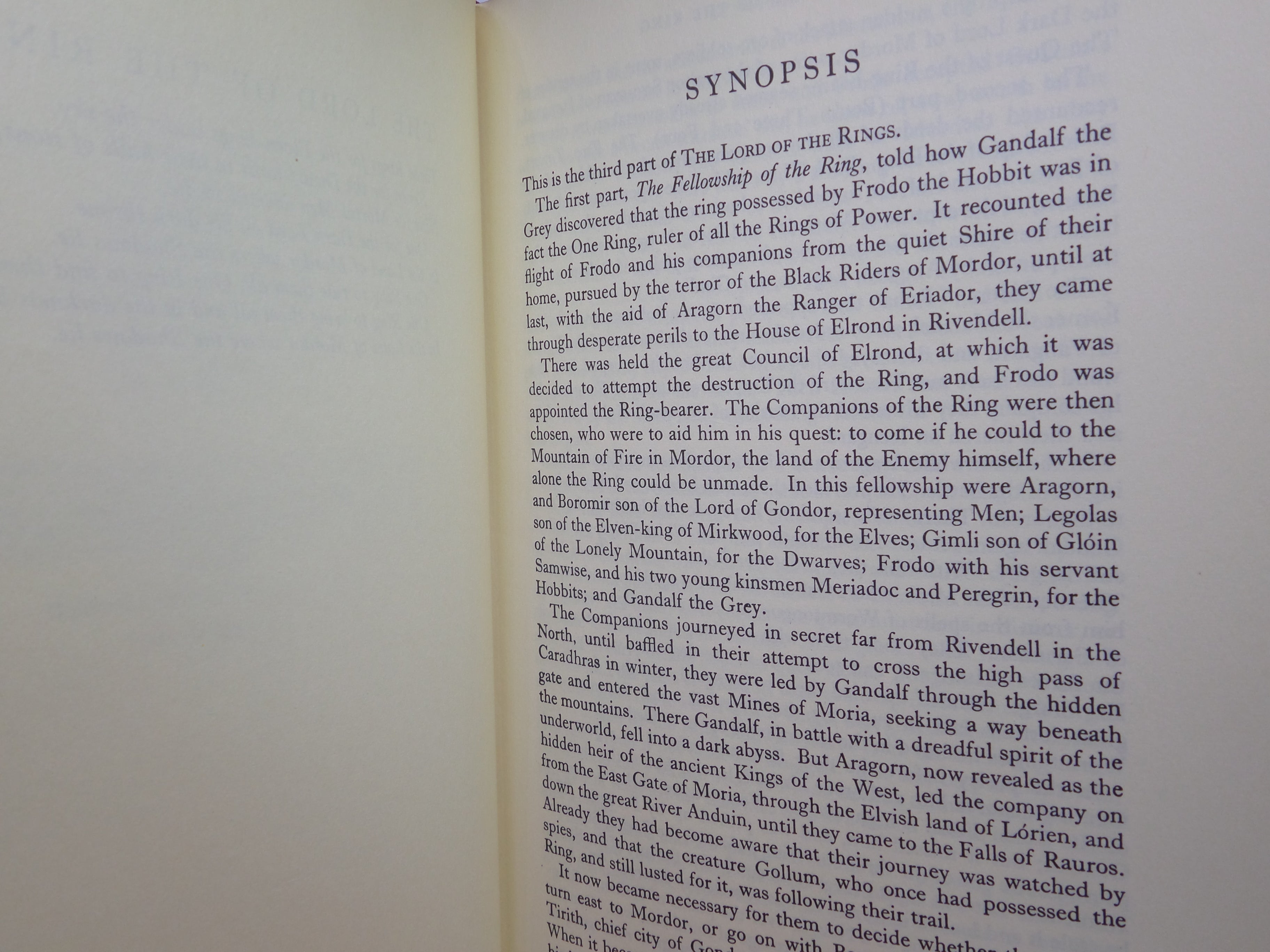 THE LORD OF THE RINGS TRILOGY BY J.R.R. TOLKIEN 1968 FINE SECOND EDITION SET