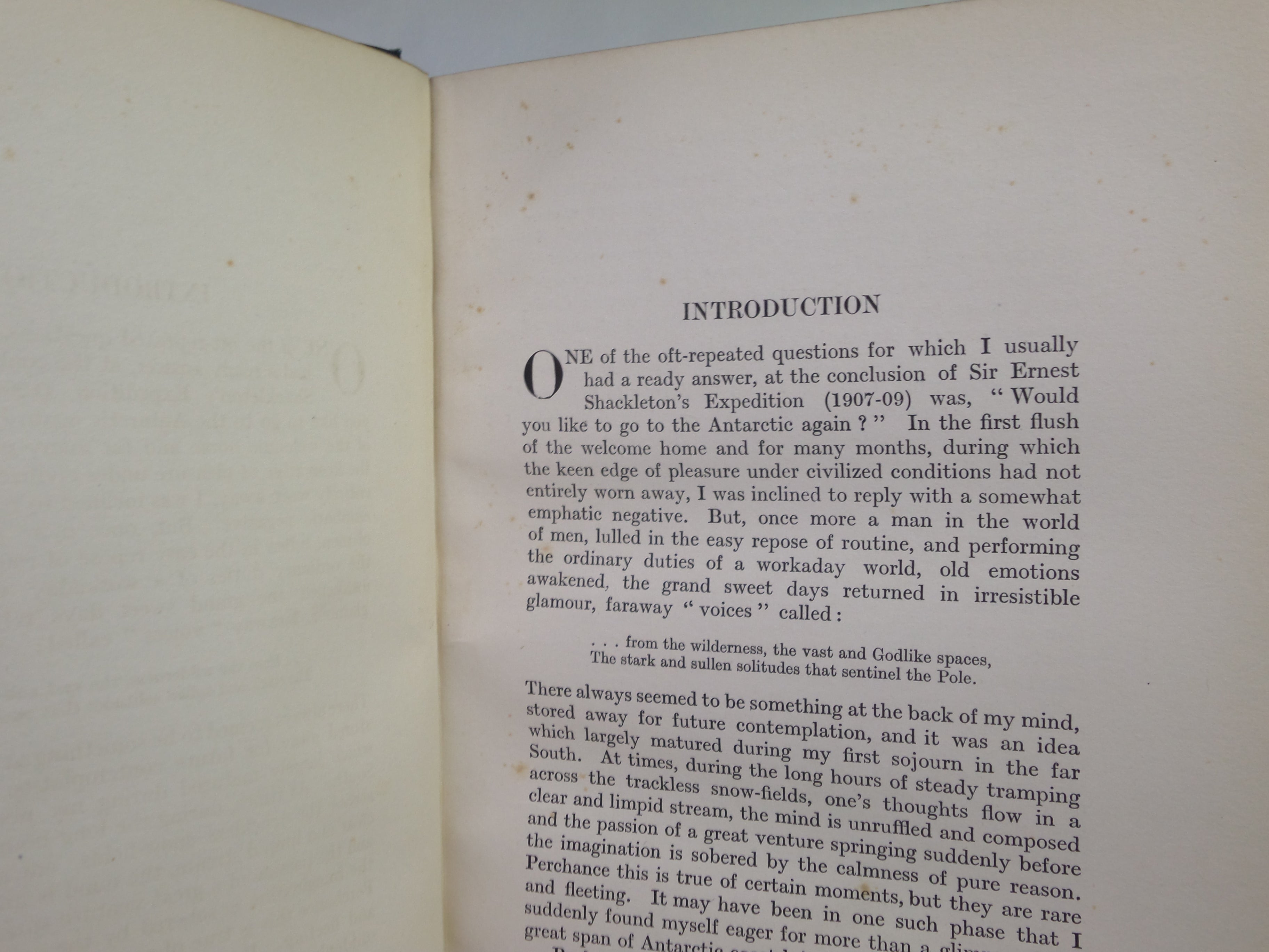 THE HOME OF THE BLZZARD BY DOUGLAS MAWSON 1915 FIRST EDITION, PRESENTATION COPY