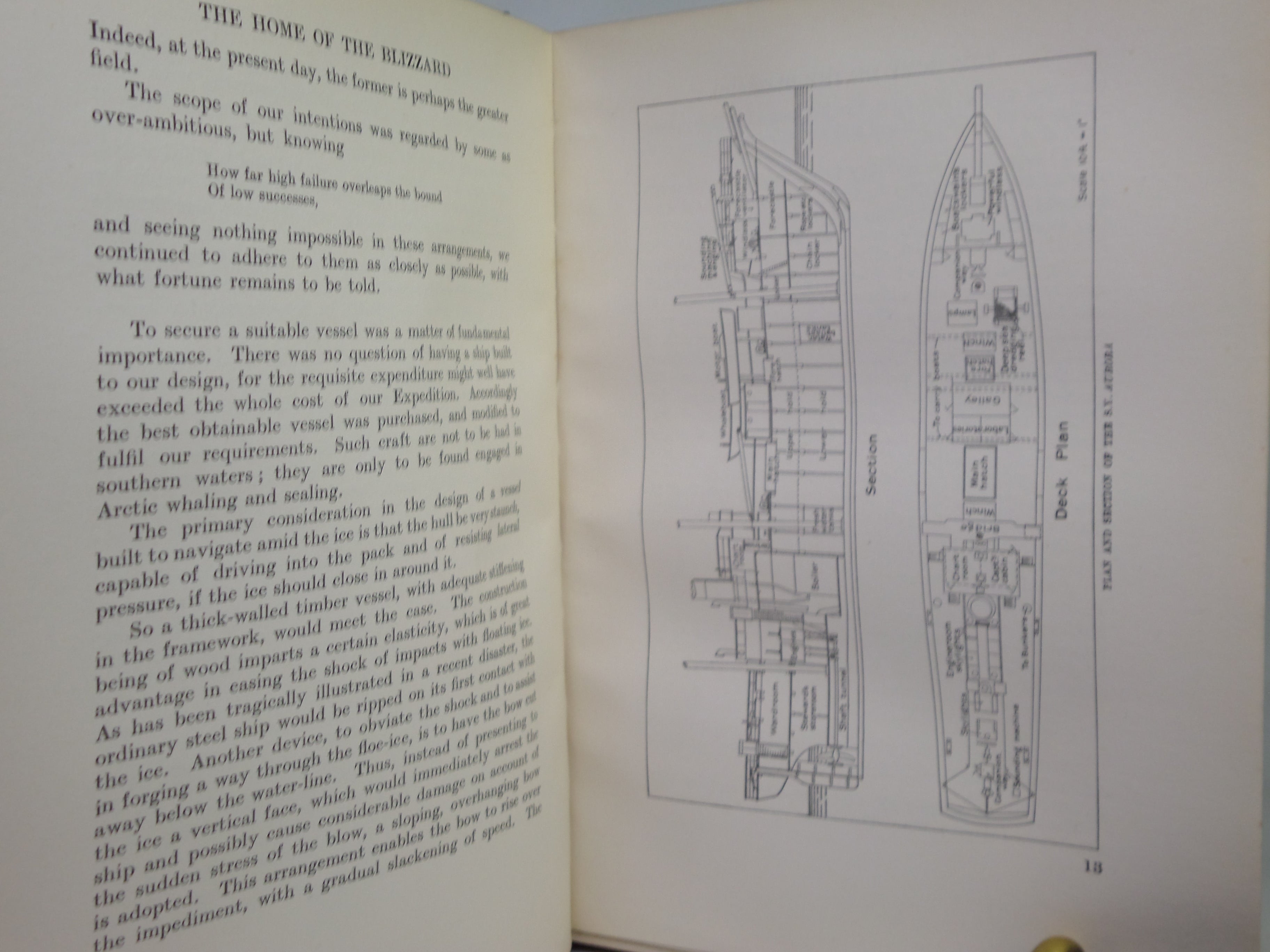 THE HOME OF THE BLZZARD BY DOUGLAS MAWSON 1915 FIRST EDITION, PRESENTATION COPY