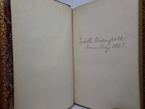 LAYS OF ANCIENT ROME: WITH IVRY, AND THE ARMADA BY THOMAS BABINGTON MACAULAY 1856 FINE LEATHER BINDING