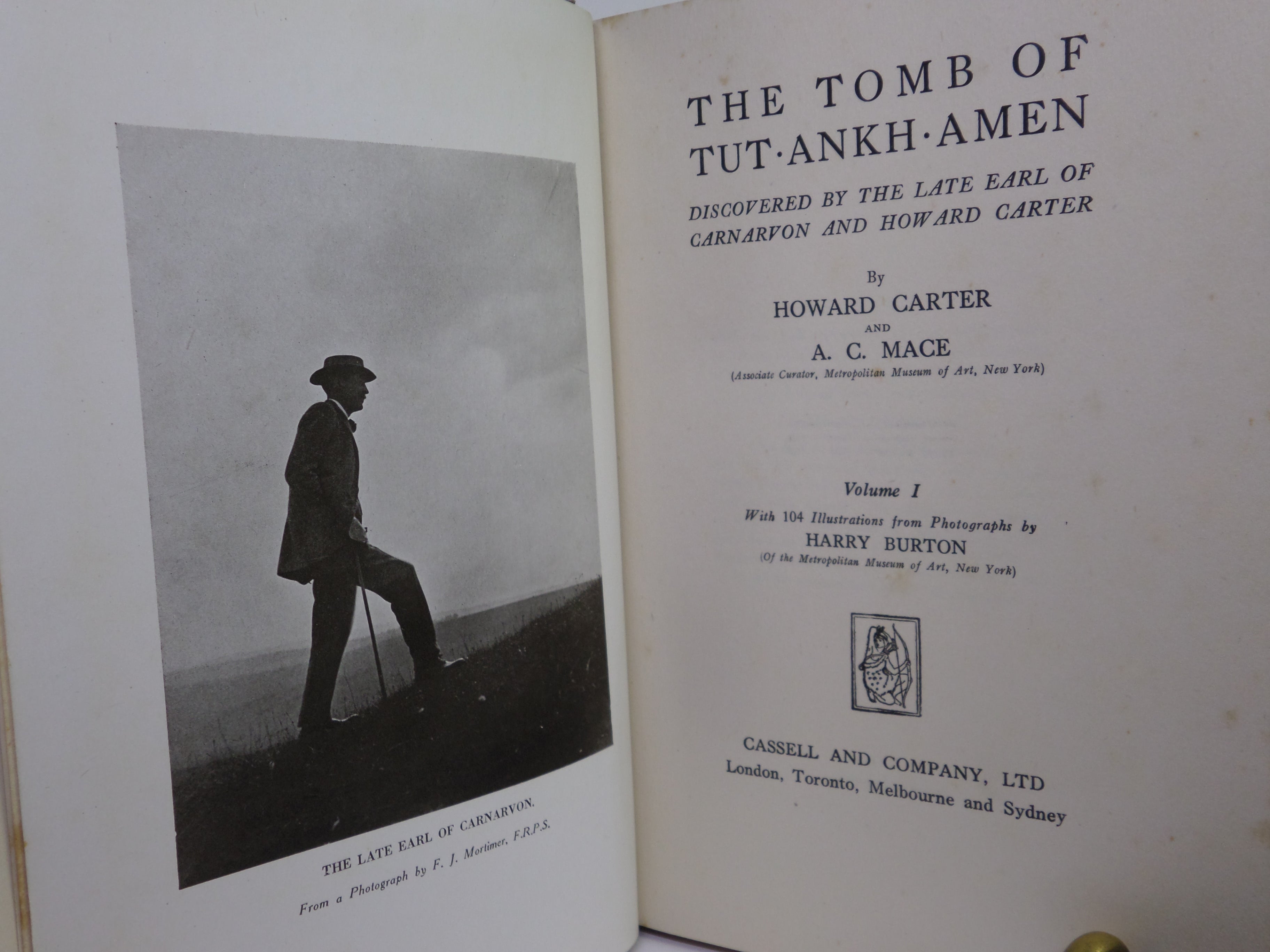 [EGYPTOLOGY] THE TOMB OF TUT-ANKH-AMEN 1927 HOWARD CARTER