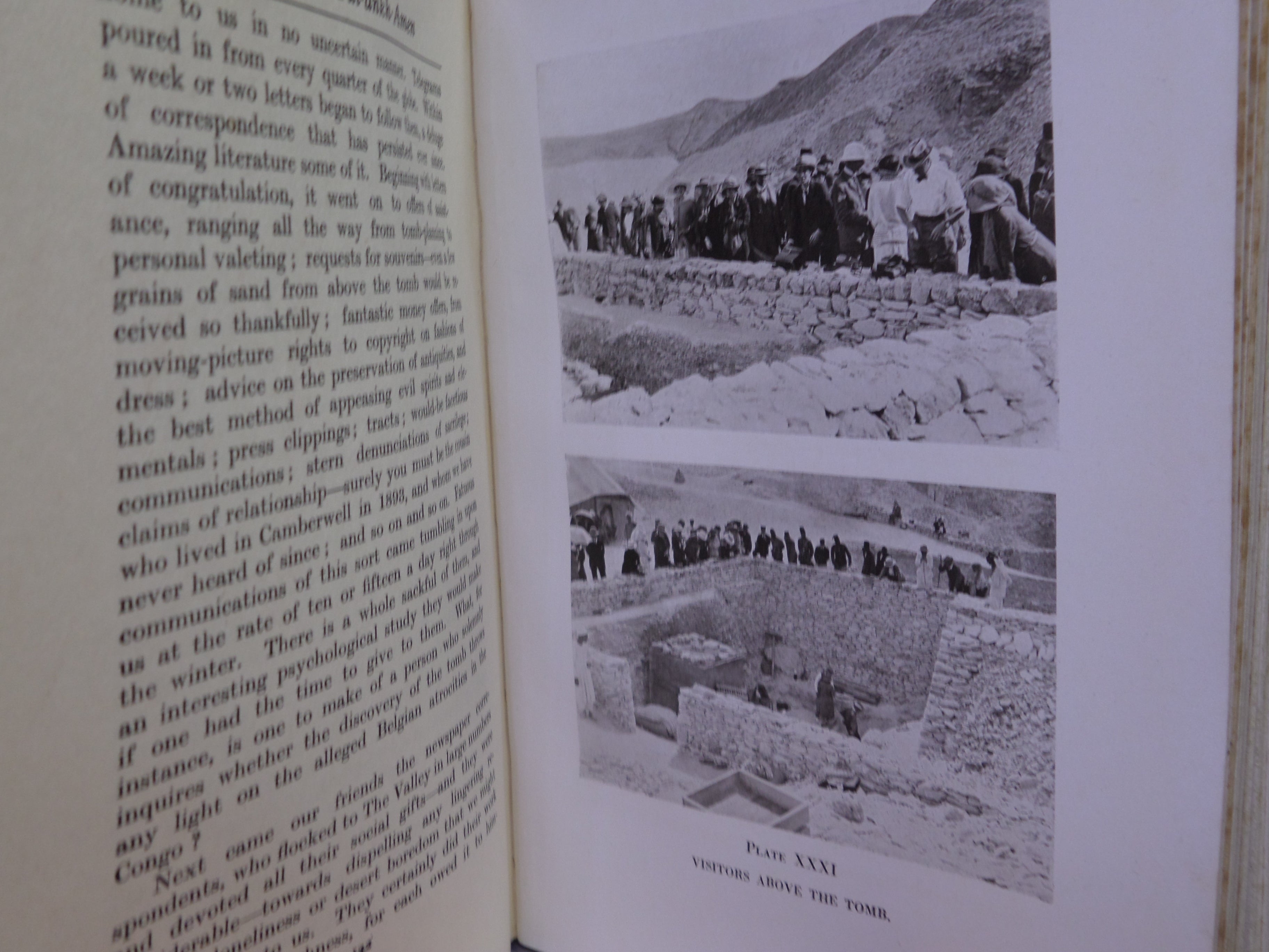 [EGYPTOLOGY] THE TOMB OF TUT-ANKH-AMEN 1927 HOWARD CARTER