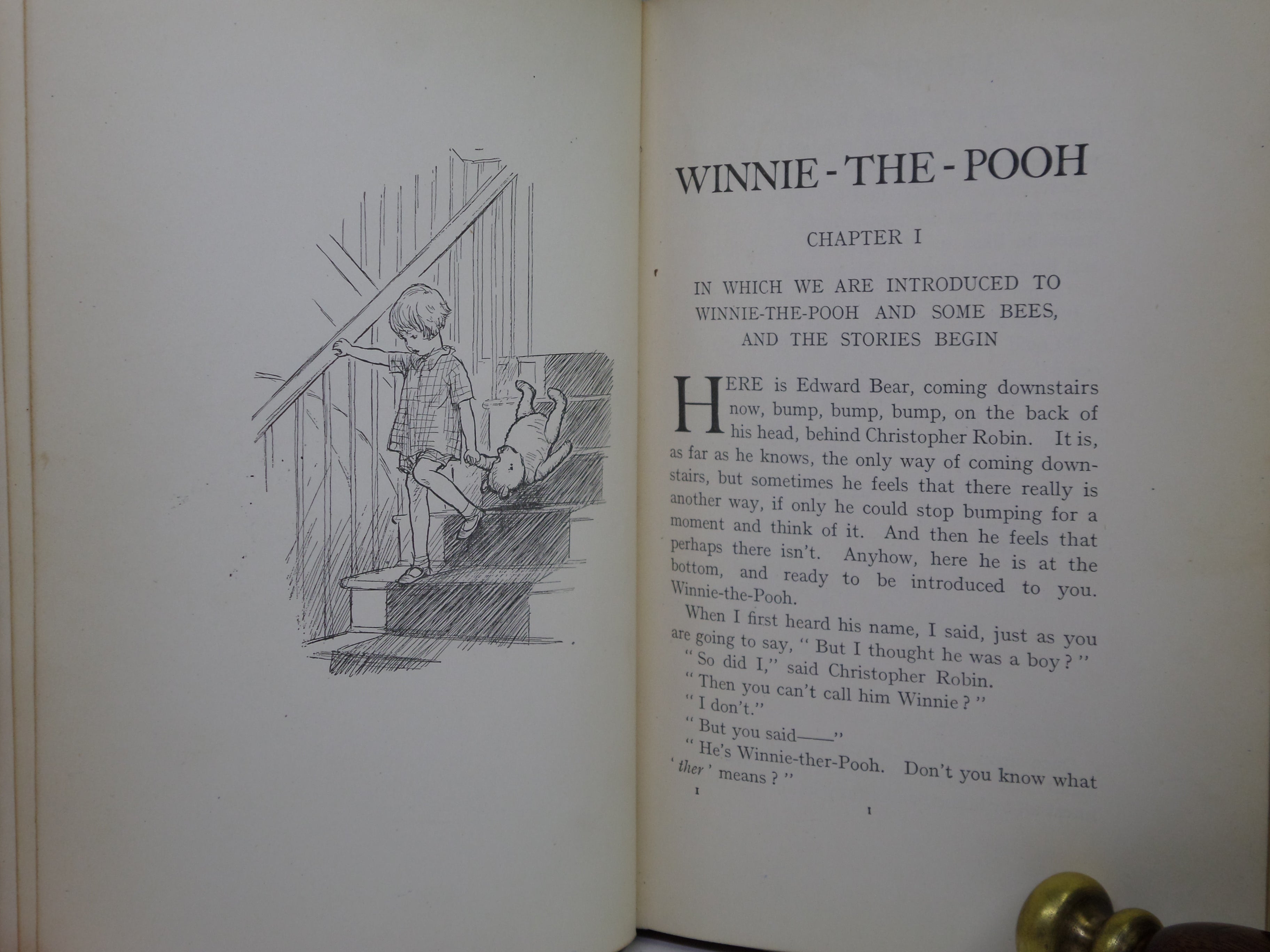 WINNIE-THE-POOH BY A.A. MILNE 1926 FIRST EDITION