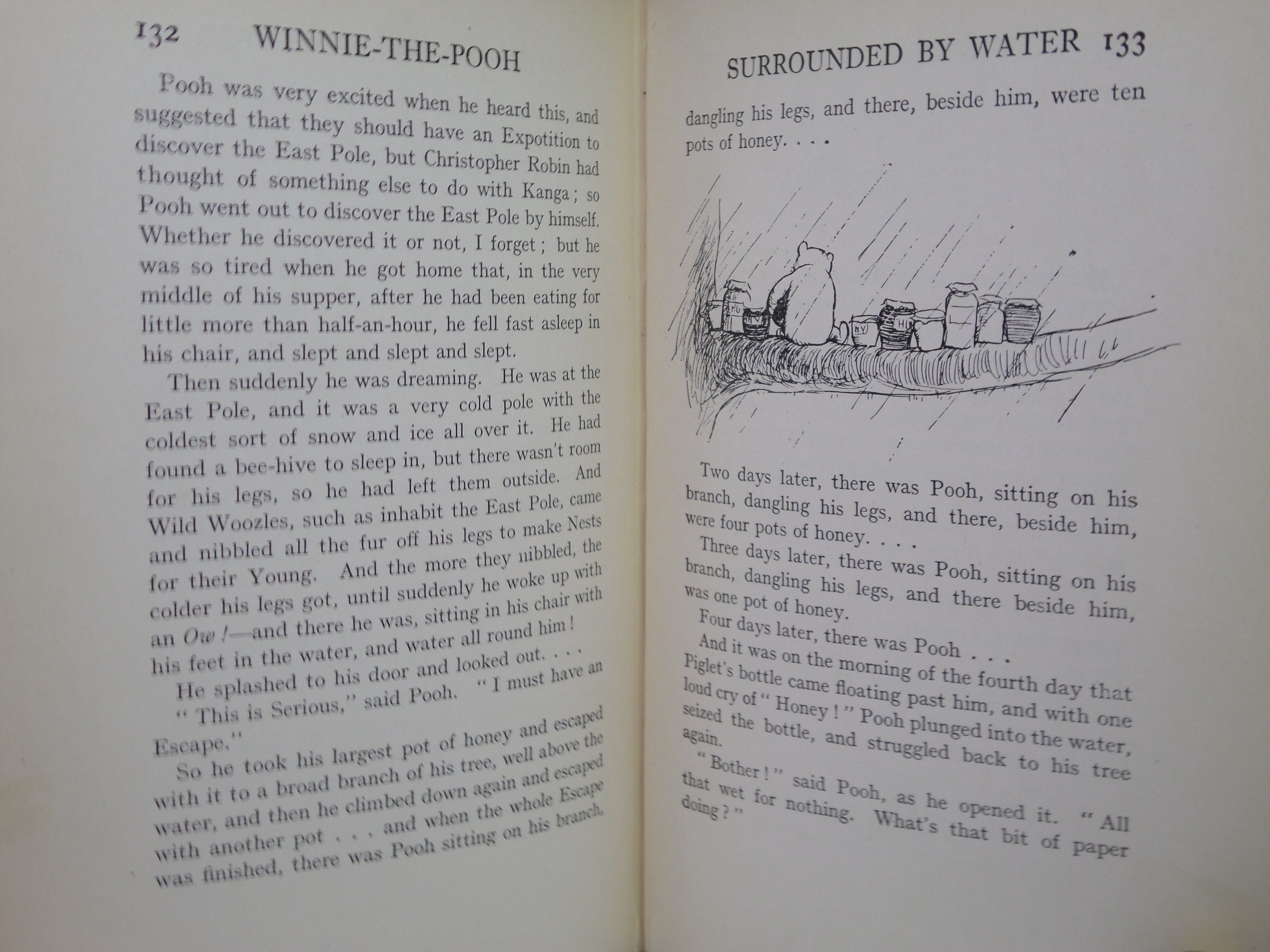 WINNIE-THE-POOH BY A.A. MILNE 1926 FIRST EDITION