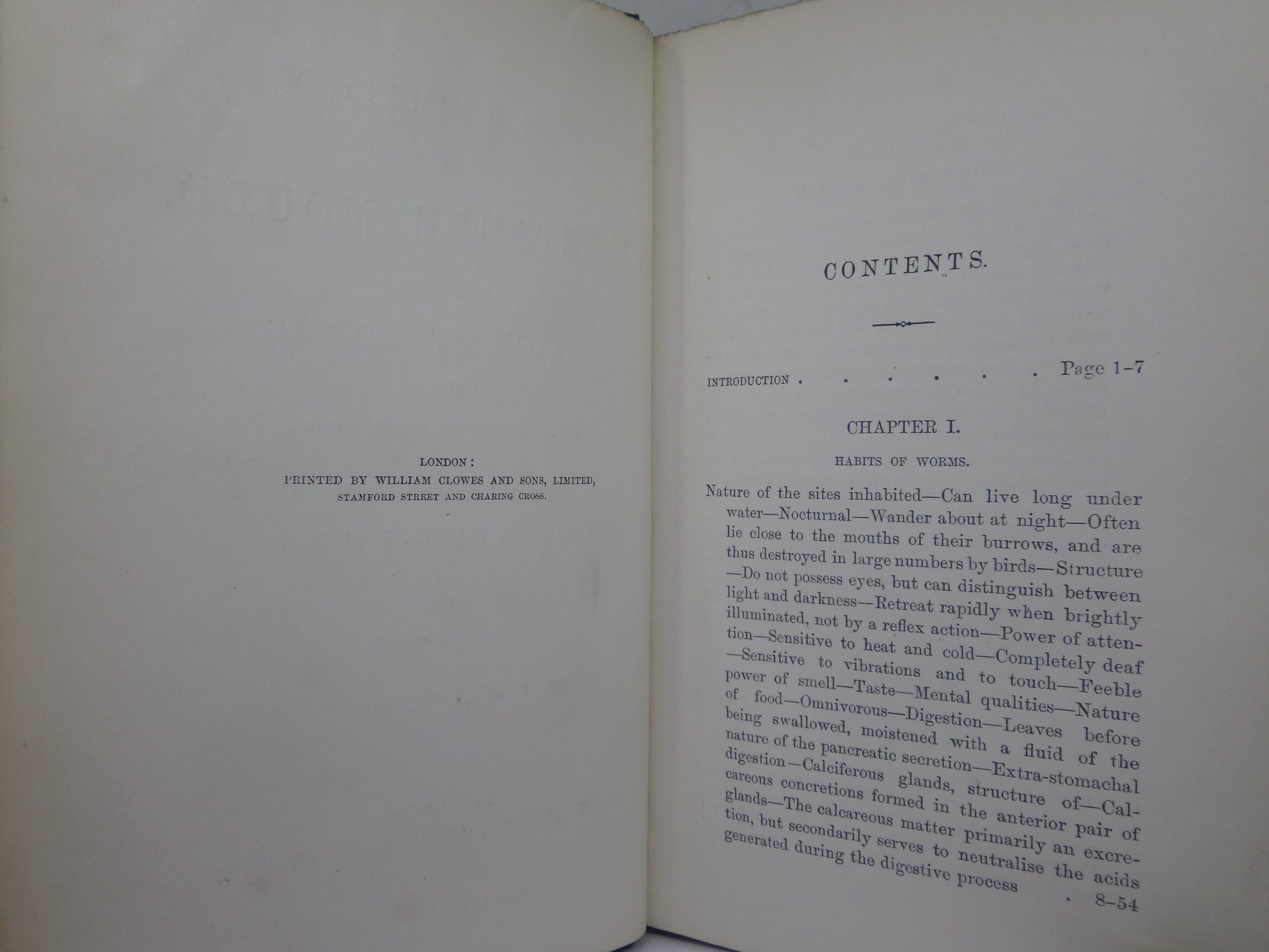 THE FORMATION OF VEGETABLE MOULD THROUGH THE ACTION OF WORMS 1881 CHARLES DARWIN