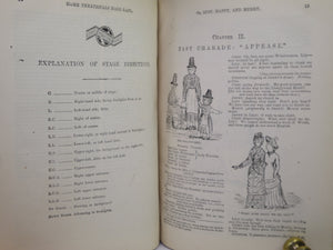 HOME THEATRICALS MADE EASY OR BUSY HAPPY AND MERRY 1891 FRANCES & ALICE CALLOW