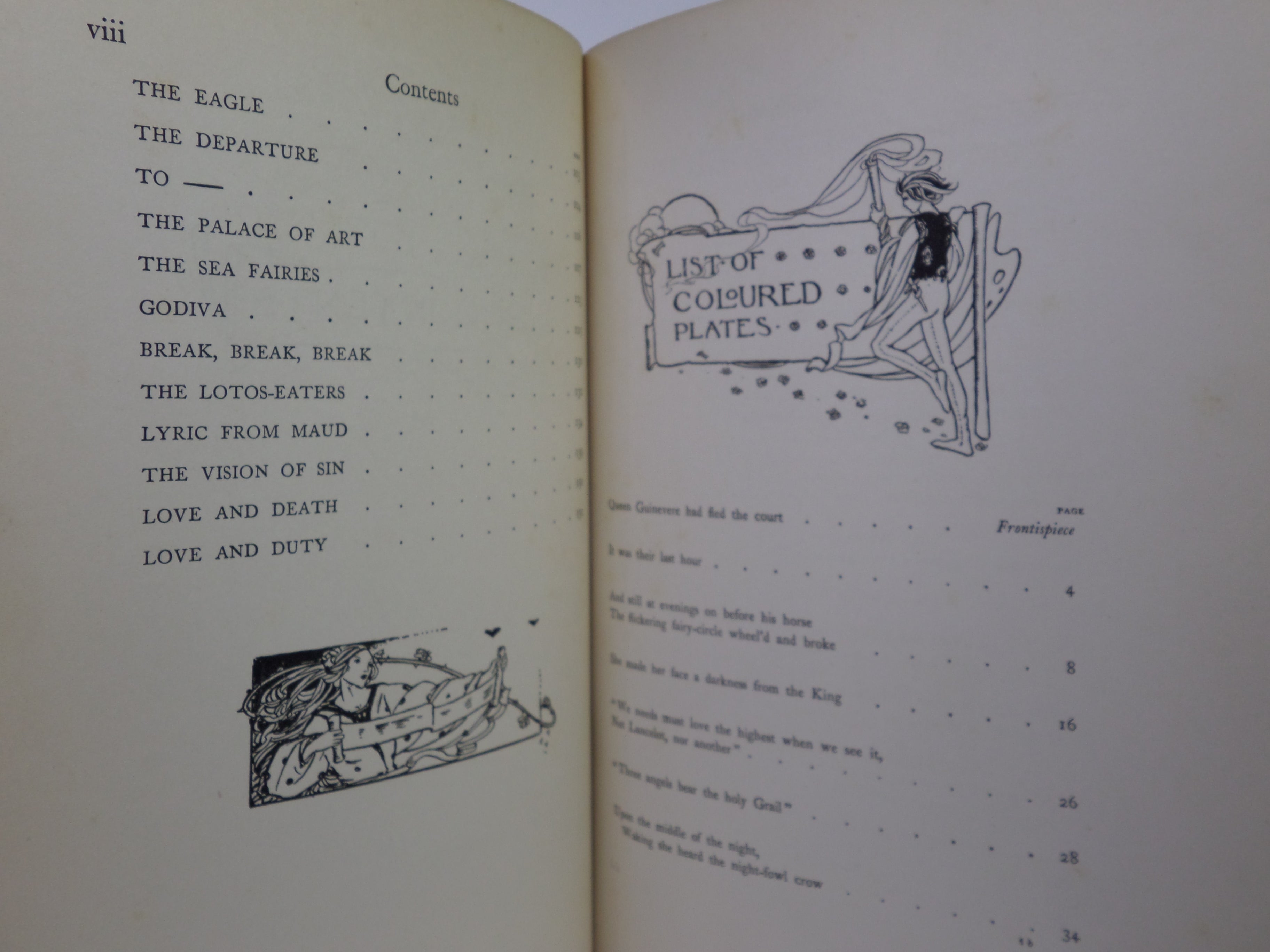 GUINEVERE & OTHER POEMS BY ALFRED LORD TENNYSON ILLUSTRATED BY FLORENCE HARRISON