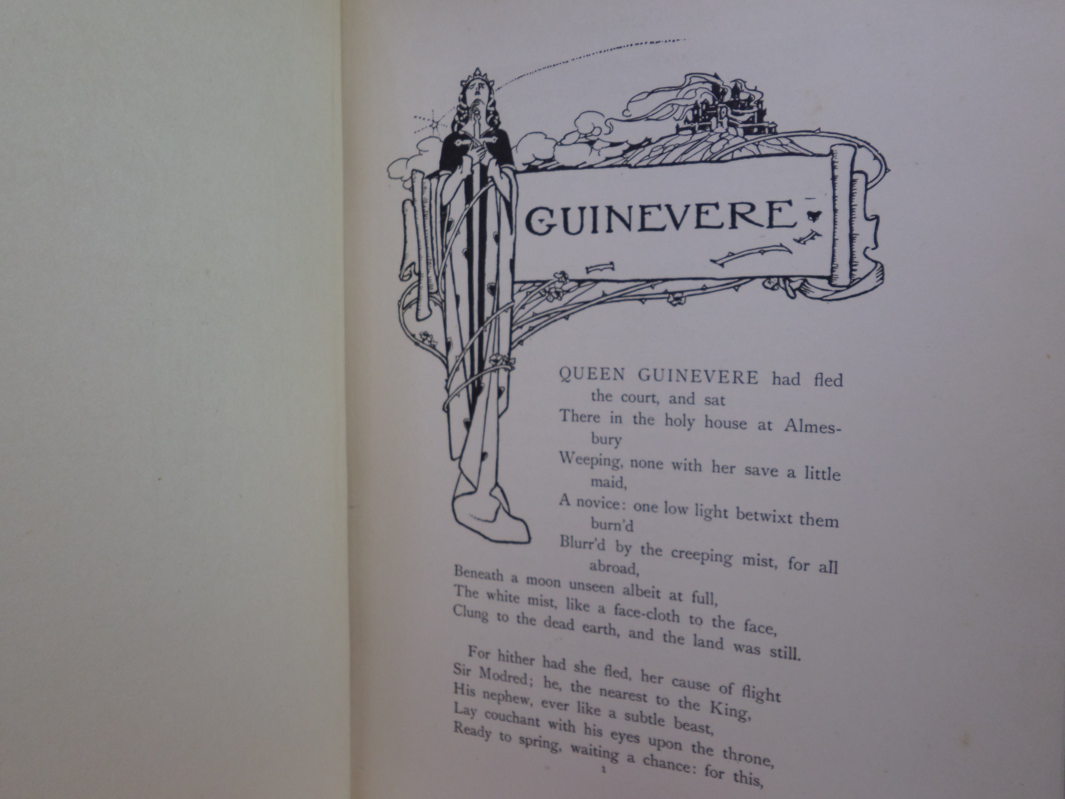 GUINEVERE & OTHER POEMS BY ALFRED LORD TENNYSON ILLUSTRATED BY FLORENCE HARRISON