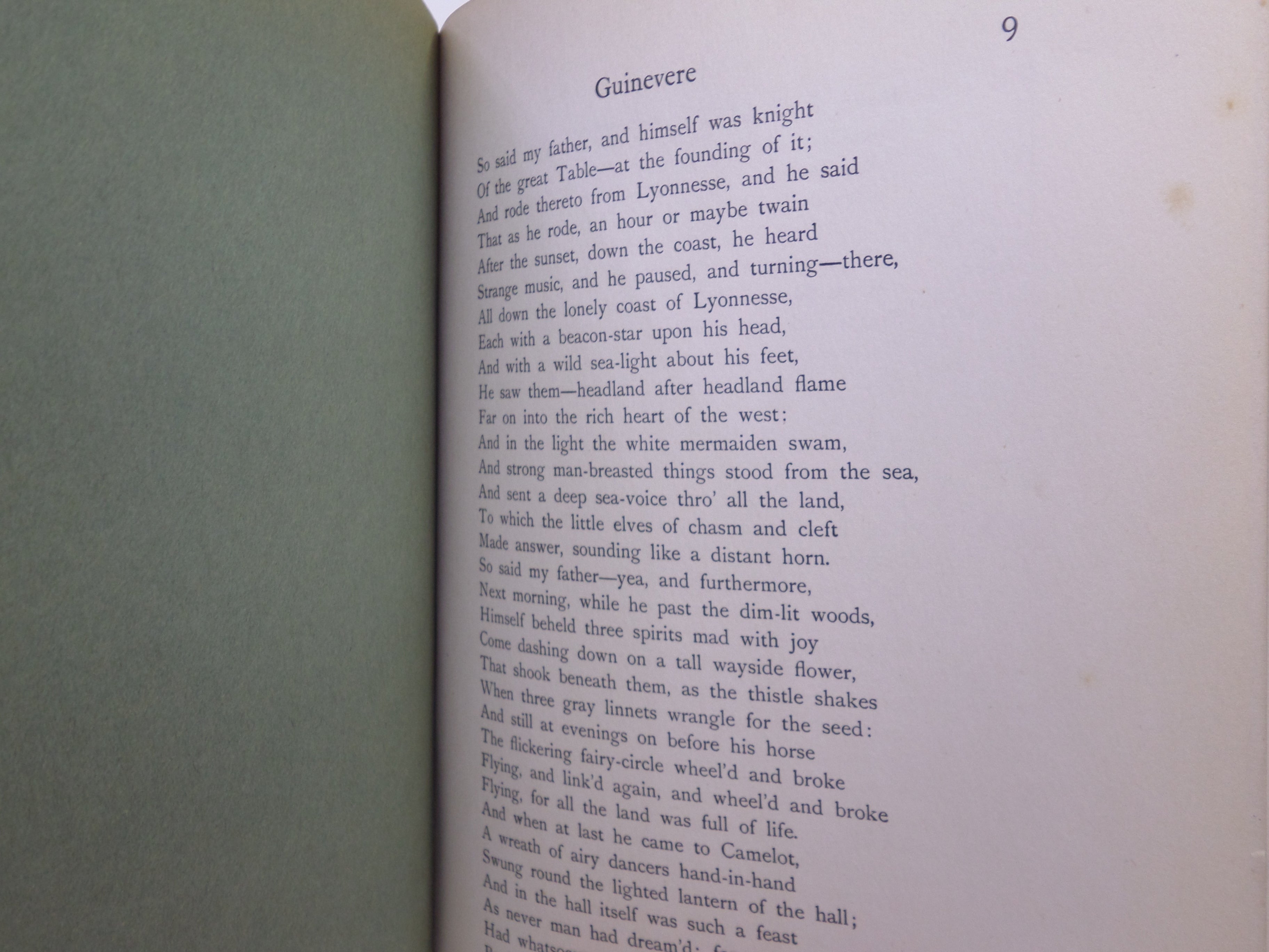 GUINEVERE & OTHER POEMS BY ALFRED LORD TENNYSON ILLUSTRATED BY FLORENCE HARRISON