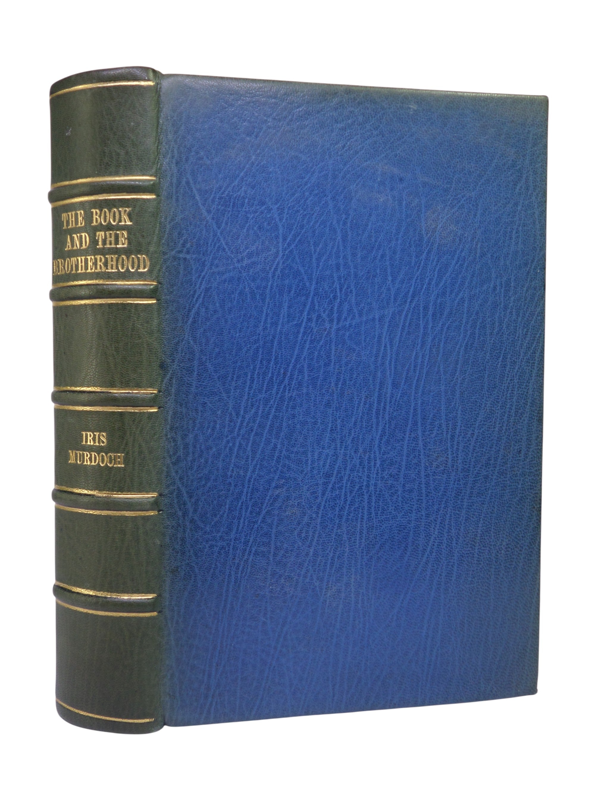 THE BOOK AND THE BROTHERHOOD BY IRIS MURDOCH 1987 LEATHER-BOUND FIRST EDITION