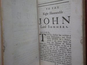 A TALE OF A TUB BY JONATHAN SWIFT 1711 FINE BINDING BY HATCHARDS