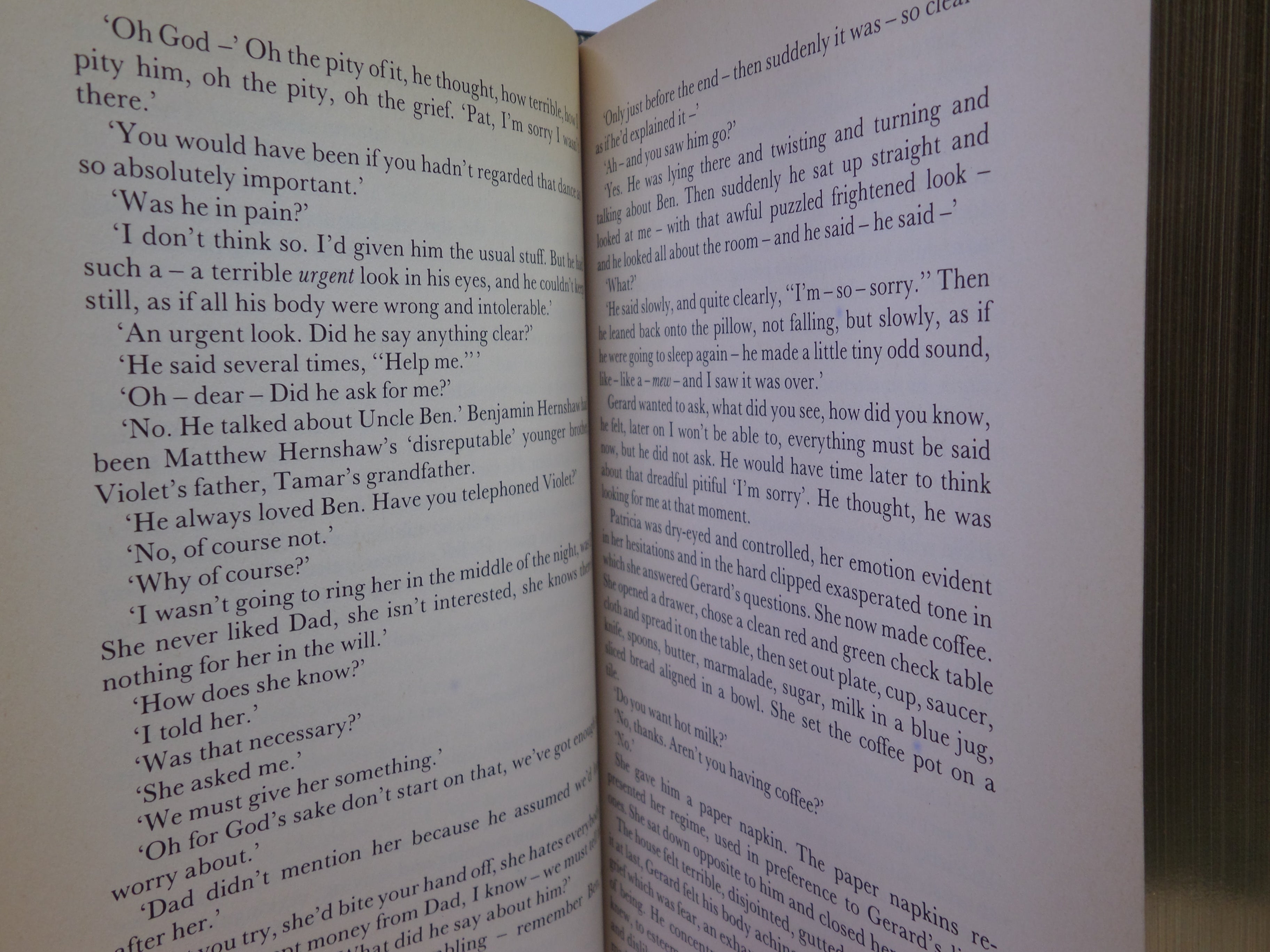 THE BOOK AND THE BROTHERHOOD BY IRIS MURDOCH 1987 LEATHER-BOUND FIRST EDITION