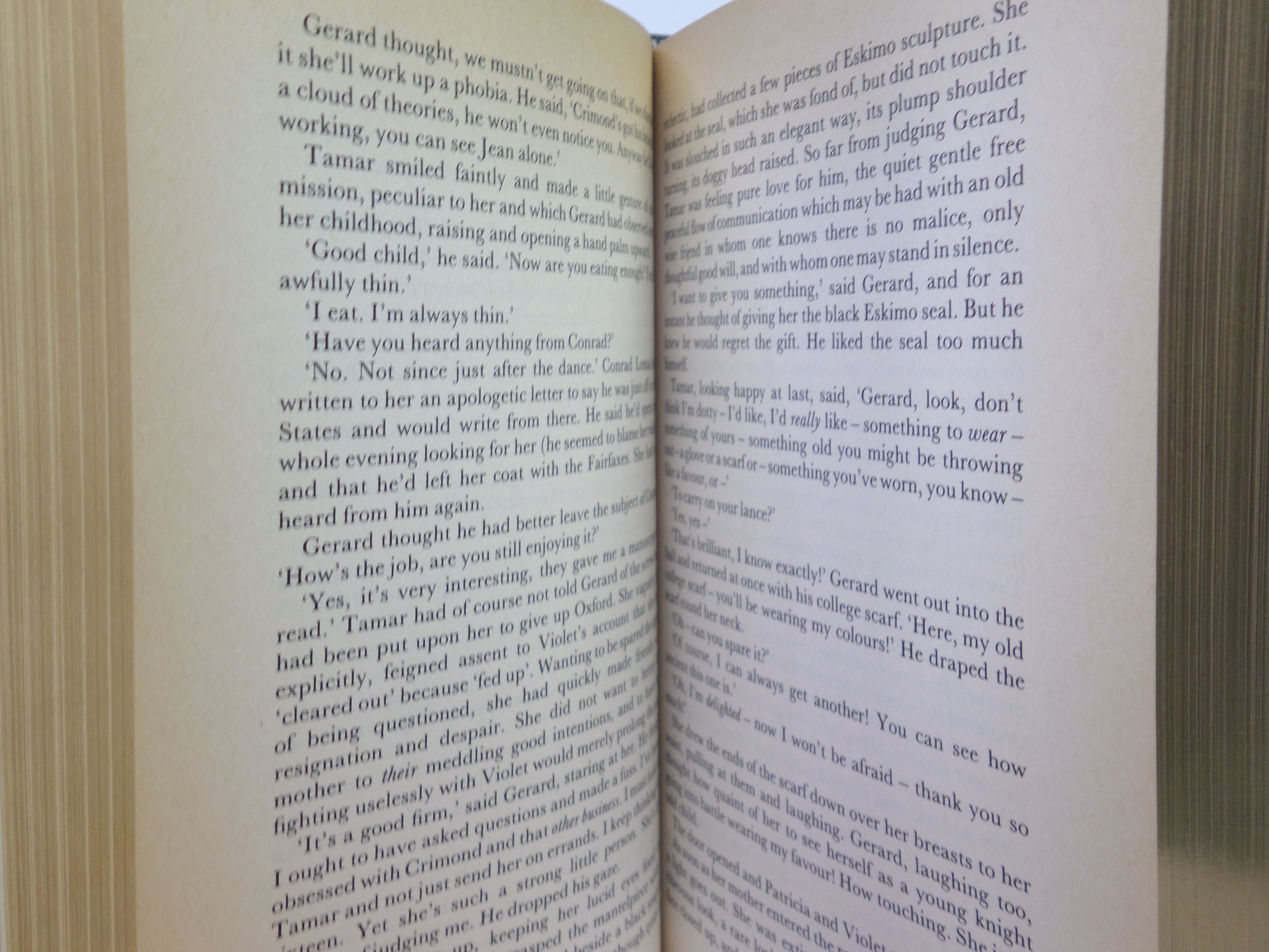 THE BOOK AND THE BROTHERHOOD BY IRIS MURDOCH 1987 LEATHER-BOUND FIRST EDITION