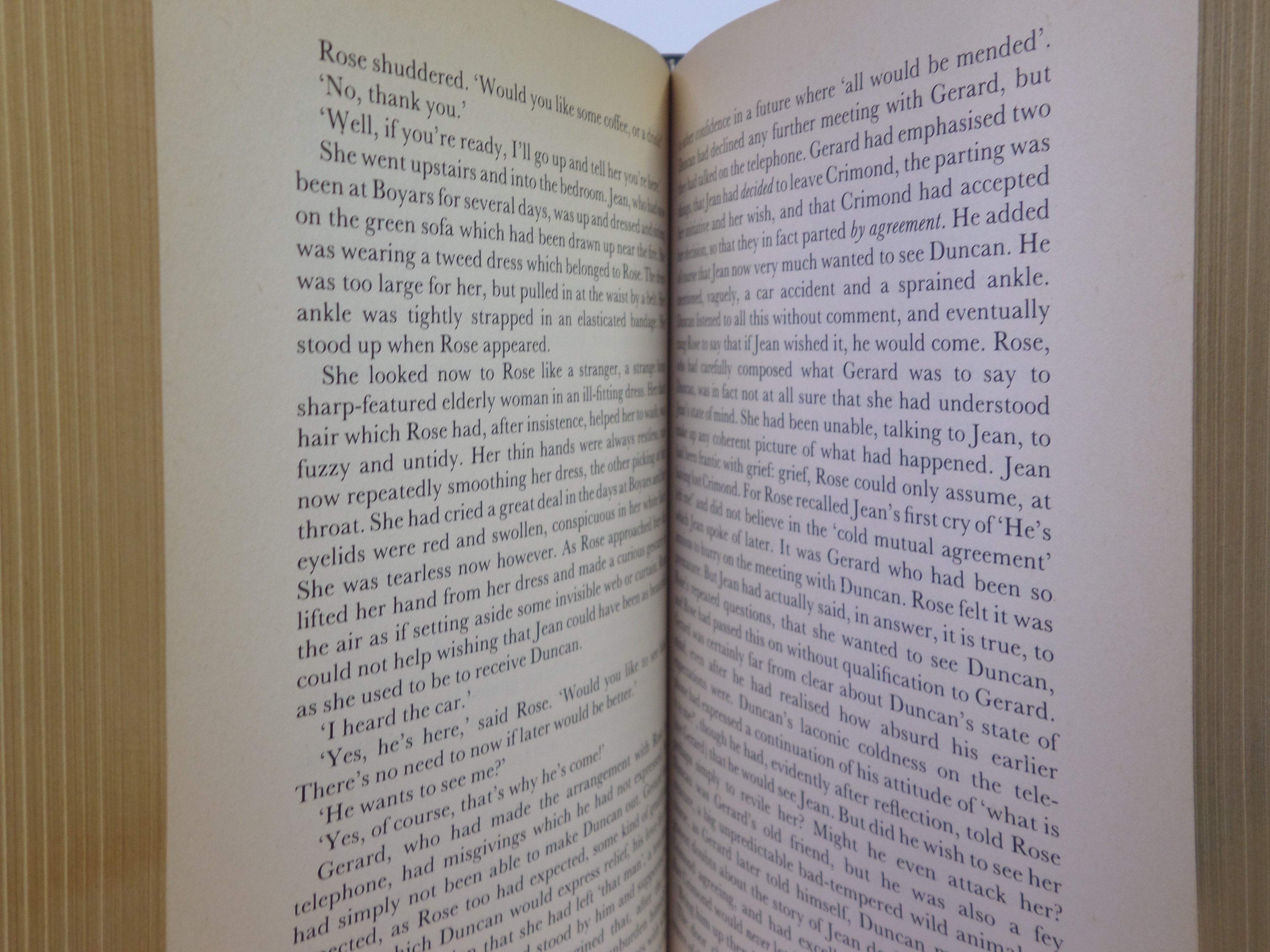 THE BOOK AND THE BROTHERHOOD BY IRIS MURDOCH 1987 LEATHER-BOUND FIRST EDITION