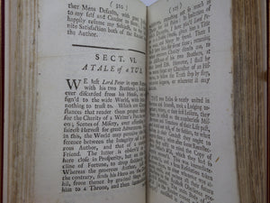 A TALE OF A TUB BY JONATHAN SWIFT 1711 FINE BINDING BY HATCHARDS