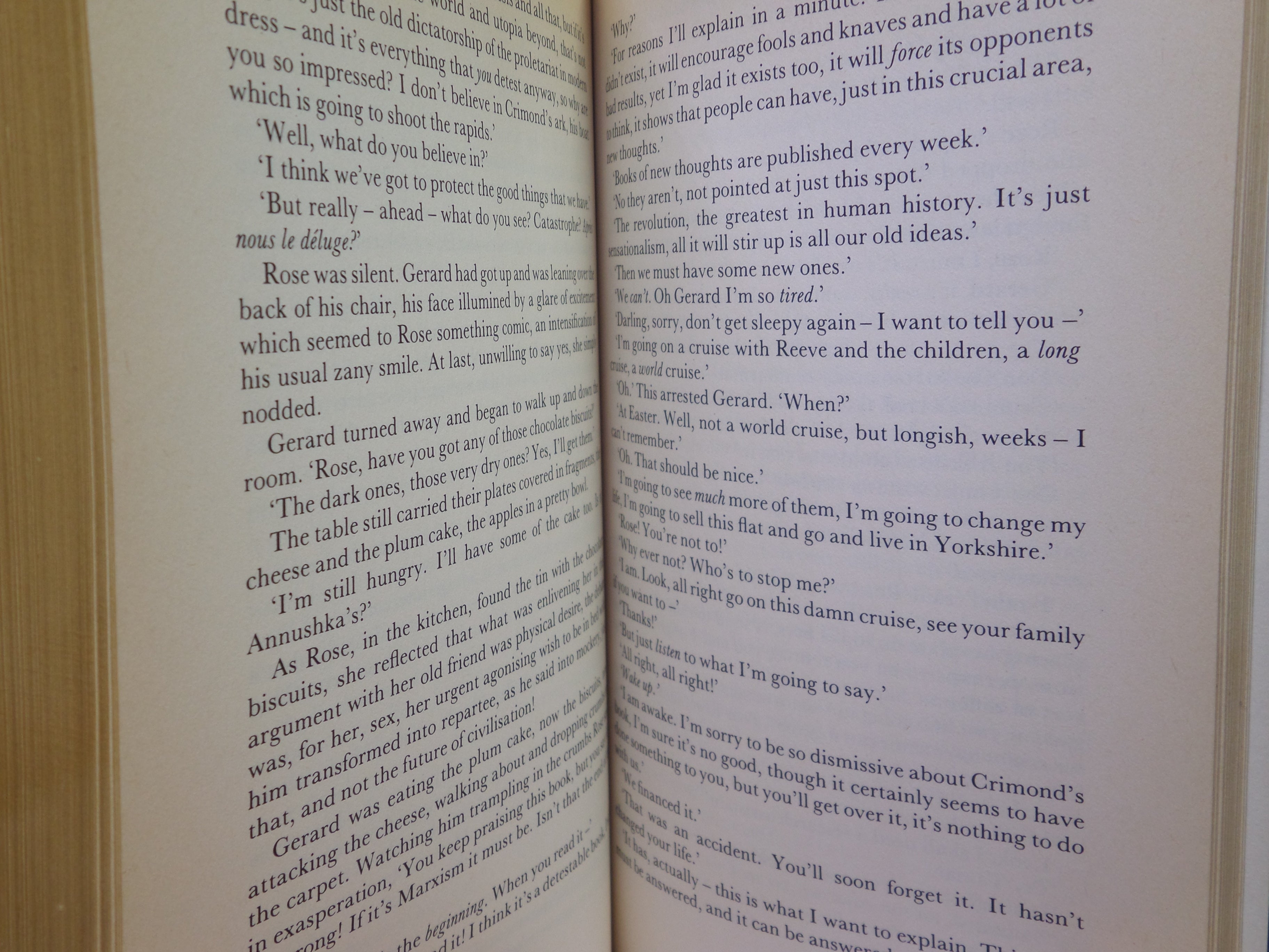 THE BOOK AND THE BROTHERHOOD BY IRIS MURDOCH 1987 LEATHER-BOUND FIRST EDITION