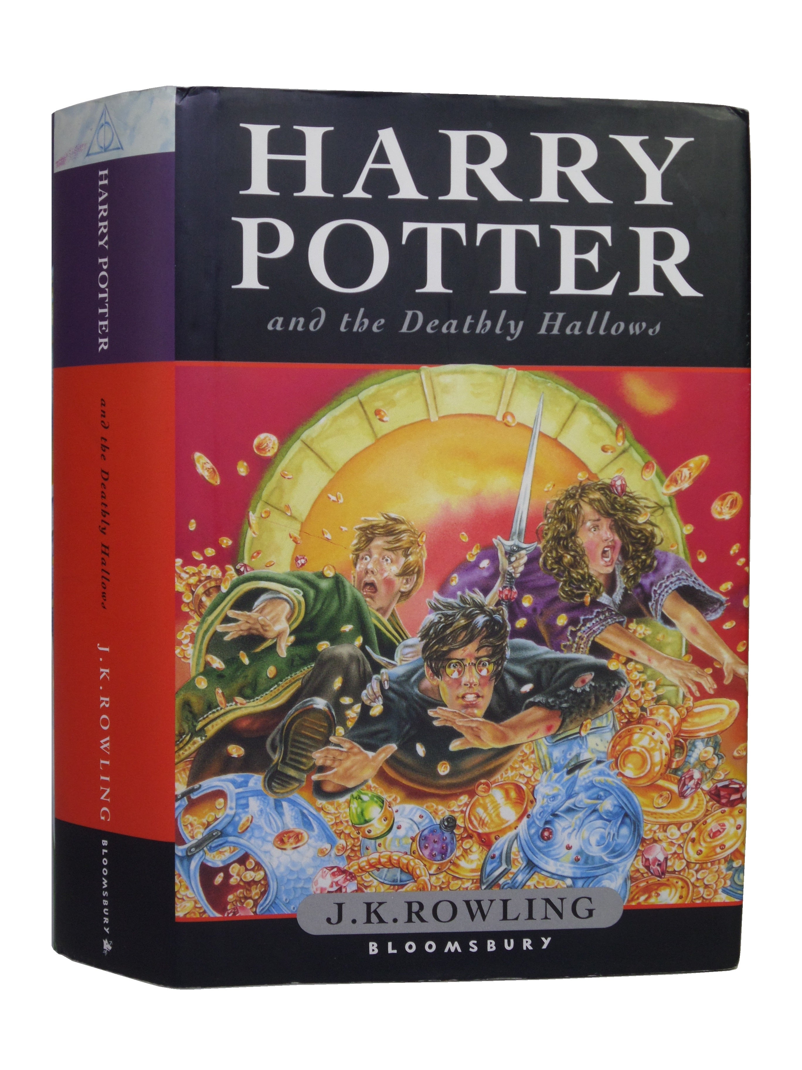 HARRY POTTER AND THE DEATHLY HALLOWS BY J.K. ROWLING 2007 SIGNED BY CAST MEMBERS