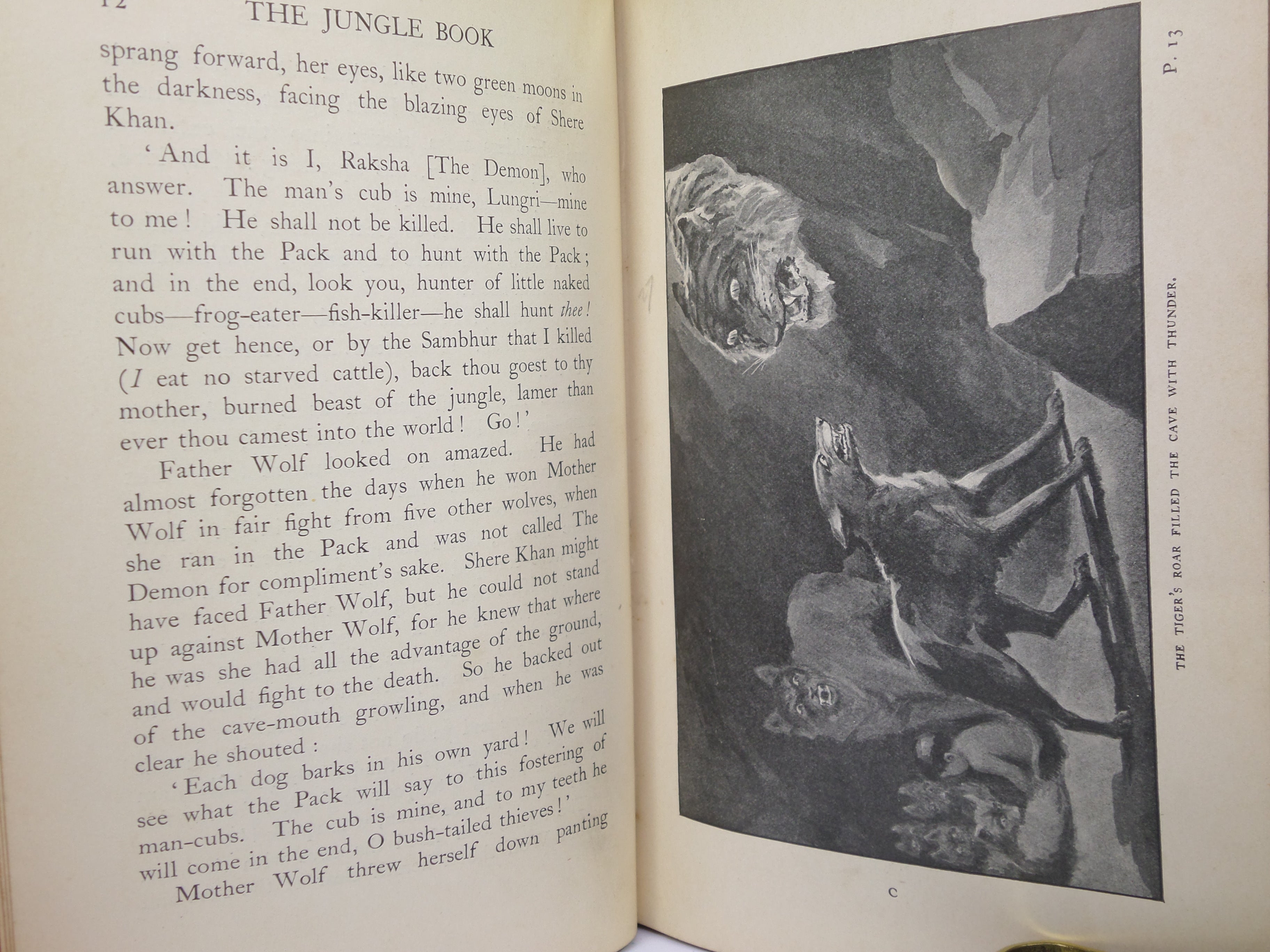 THE JUNGLE BOOK 1908 SIGNED BY RUDYARD KIPLING