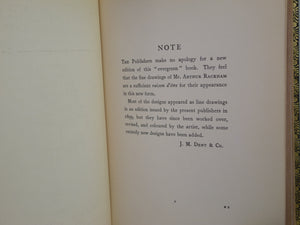 TALES FROM SHAKESPEARE BY CHARLES & MARY LAMB 1909 BAYNTUN BINDING, RACKHAM ILLS