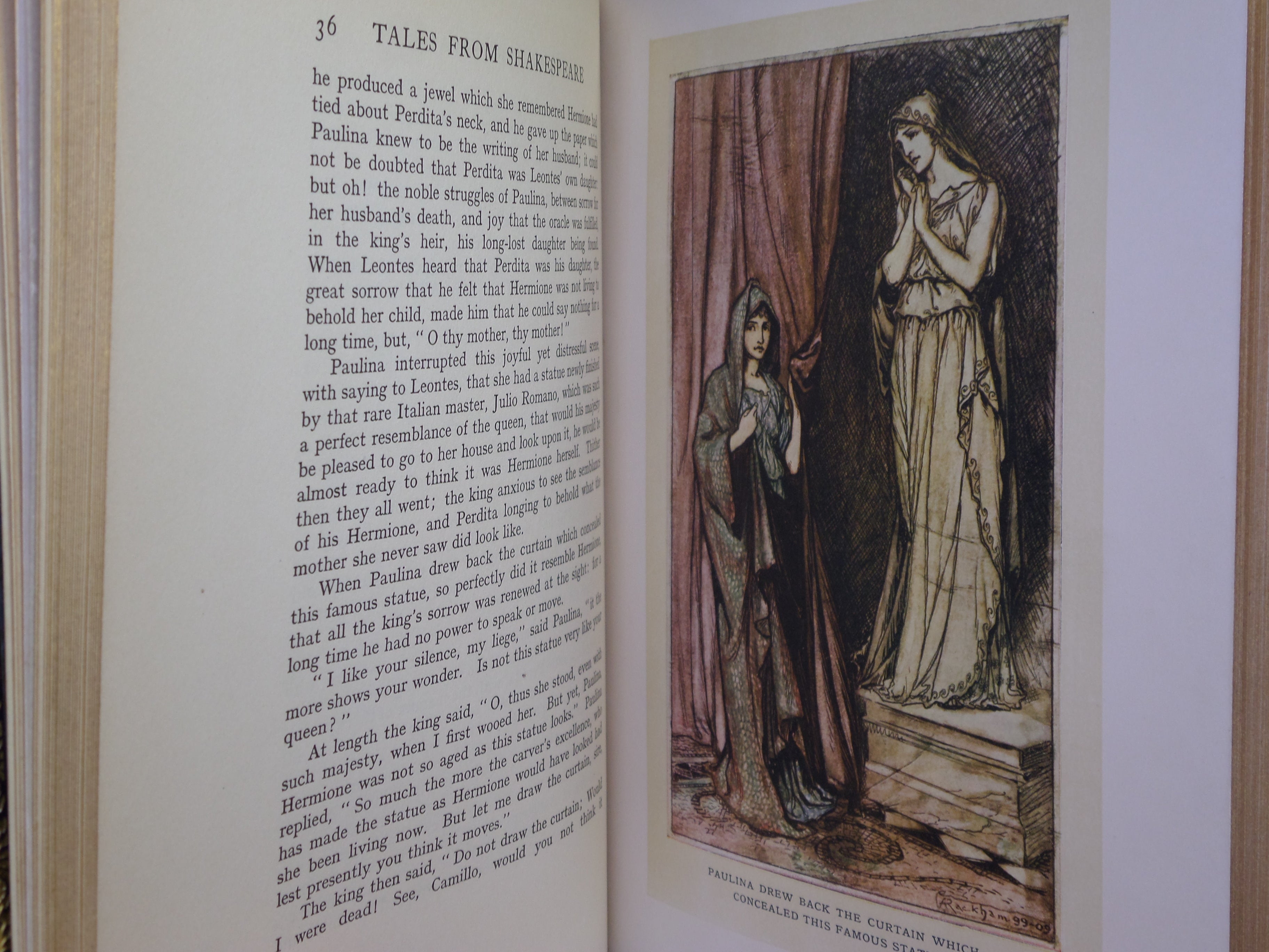 TALES FROM SHAKESPEARE BY CHARLES & MARY LAMB 1909 BAYNTUN BINDING, RACKHAM ILLS