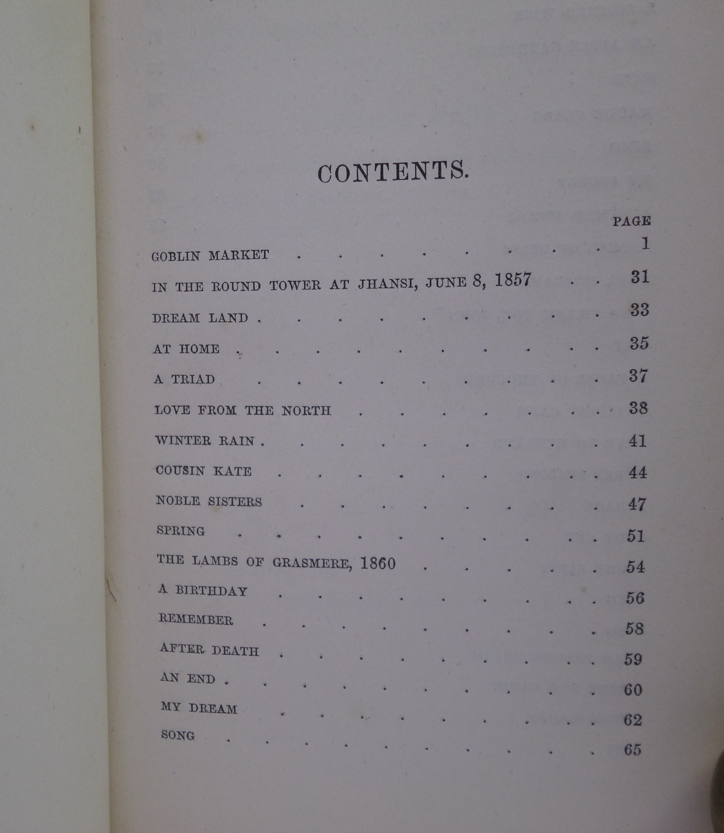 GOBLIN MARKET BY CHRISTINA ROSSETTI 1862 FIRST EDITION