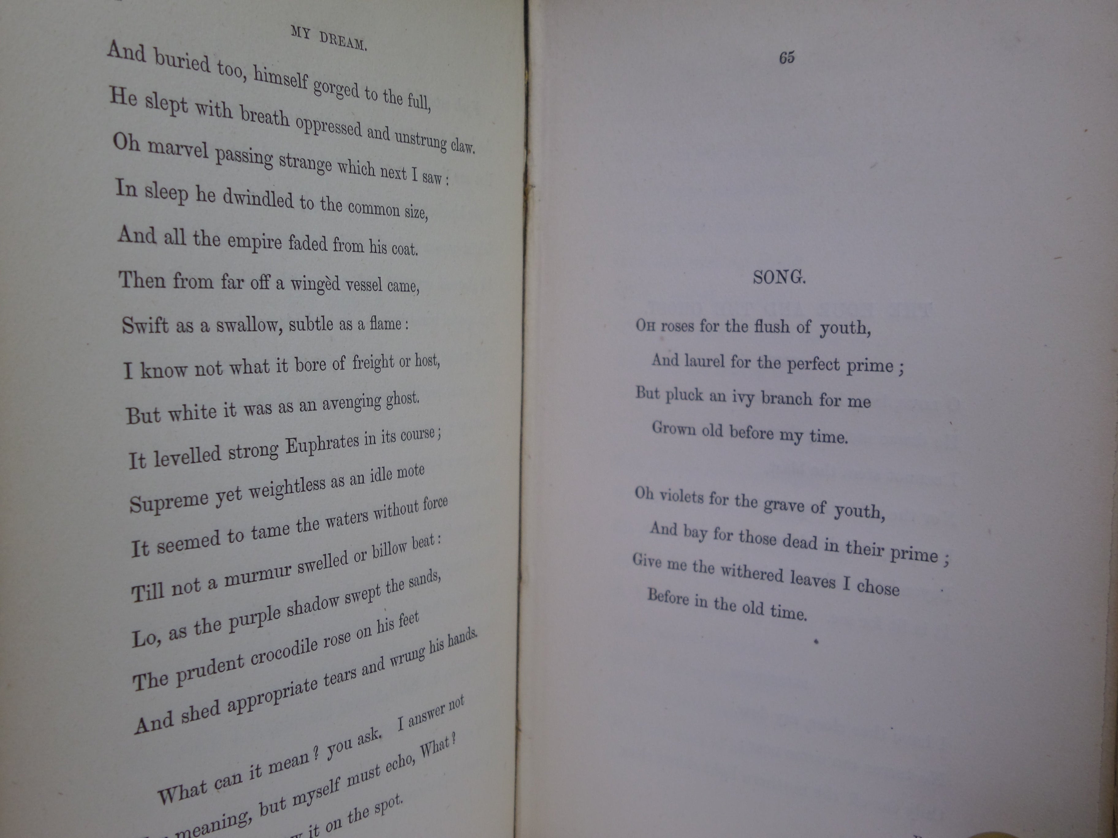 GOBLIN MARKET BY CHRISTINA ROSSETTI 1862 FIRST EDITION