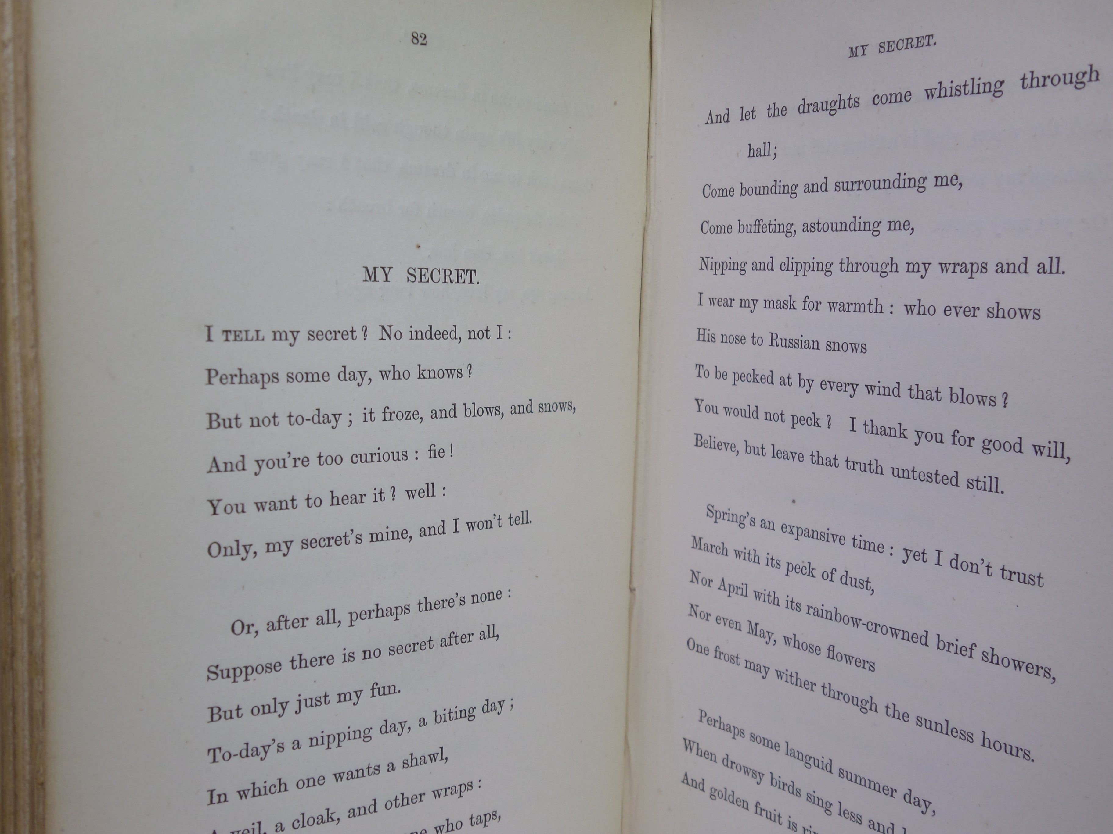 GOBLIN MARKET BY CHRISTINA ROSSETTI 1862 FIRST EDITION