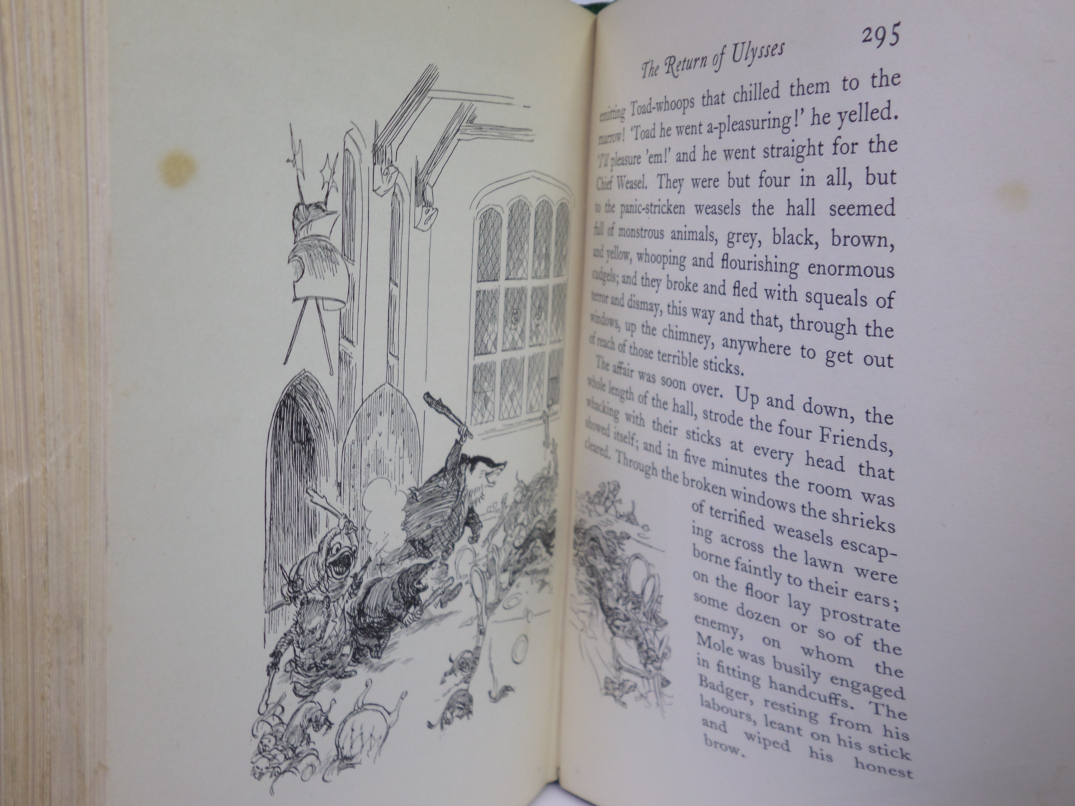 THE WIND IN THE WILLOWS BY KENNETH GRAHAME 1931 FIRST SHEPARD EDITION