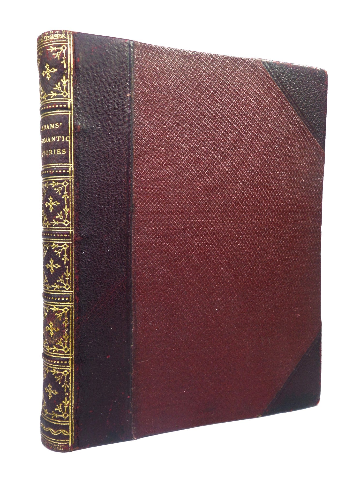 ROMANTIC STORIES OF OUR SCOTTISH TOWNS 1894 W. H. DAVENPORT ADAMS, LEATHER BOUND