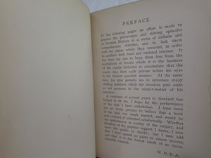 ROMANTIC STORIES OF OUR SCOTTISH TOWNS 1894 W. H. DAVENPORT ADAMS, LEATHER BOUND