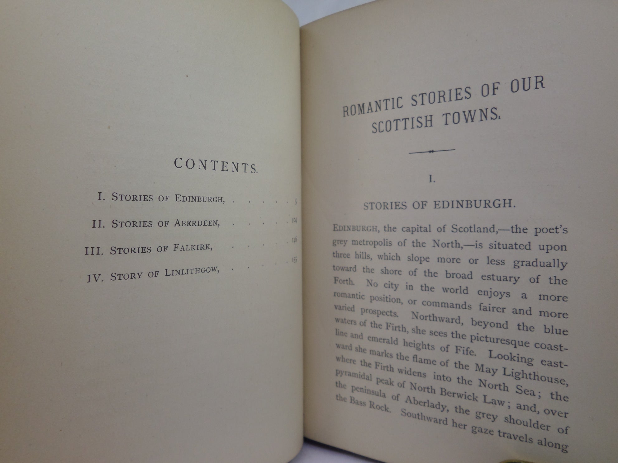 ROMANTIC STORIES OF OUR SCOTTISH TOWNS 1894 W. H. DAVENPORT ADAMS, LEATHER BOUND