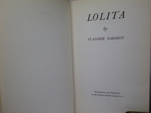 LOLITA BY VLADIMIR NABOKOV 1960 FIRST UK EDITION, FOURTH IMPRESSION