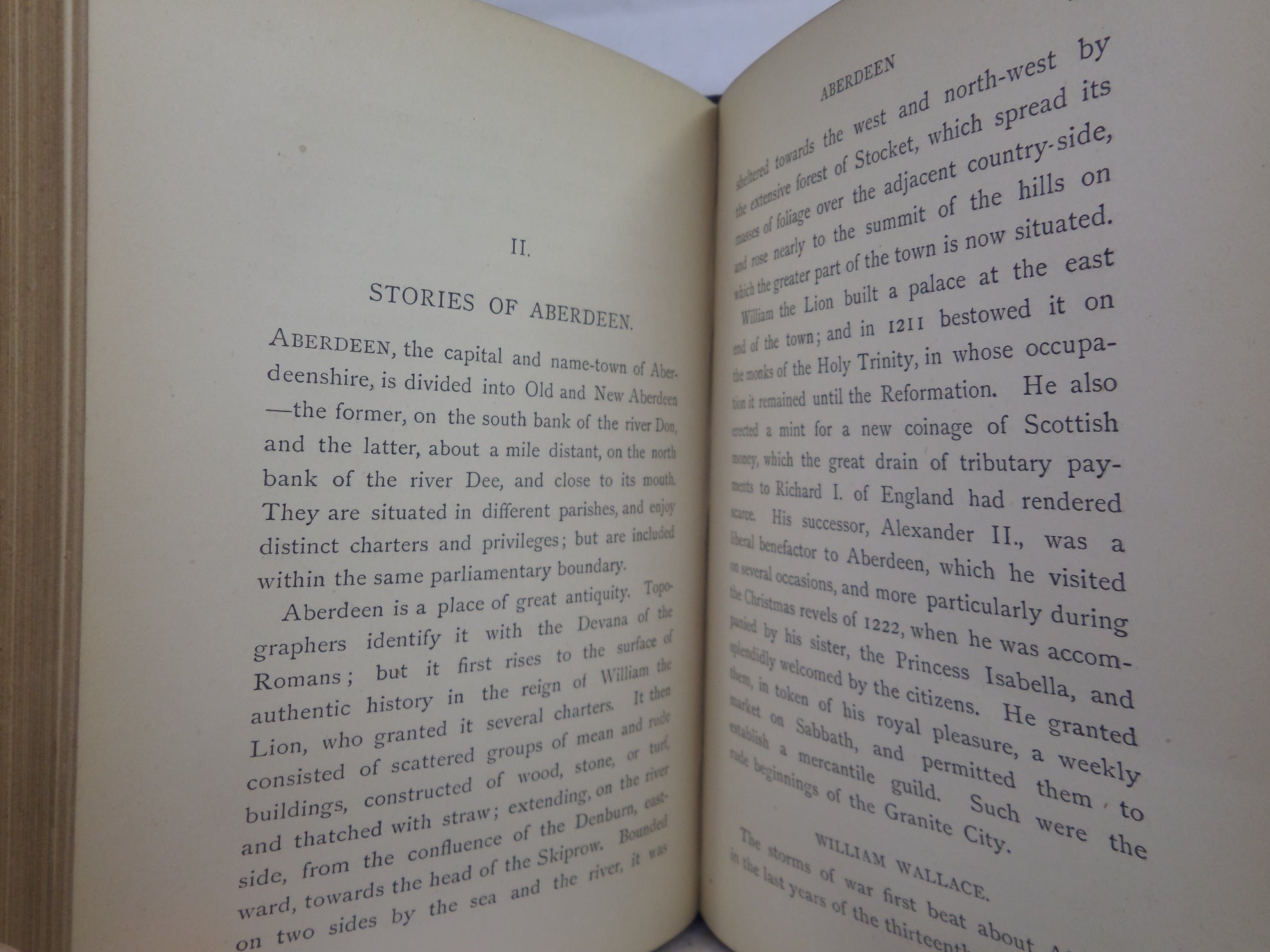 ROMANTIC STORIES OF OUR SCOTTISH TOWNS 1894 W. H. DAVENPORT ADAMS, LEATHER BOUND