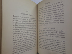 ROMANTIC STORIES OF OUR SCOTTISH TOWNS 1894 W. H. DAVENPORT ADAMS, LEATHER BOUND