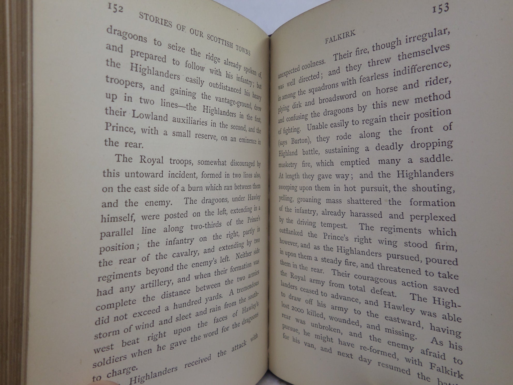 ROMANTIC STORIES OF OUR SCOTTISH TOWNS 1894 W. H. DAVENPORT ADAMS, LEATHER BOUND