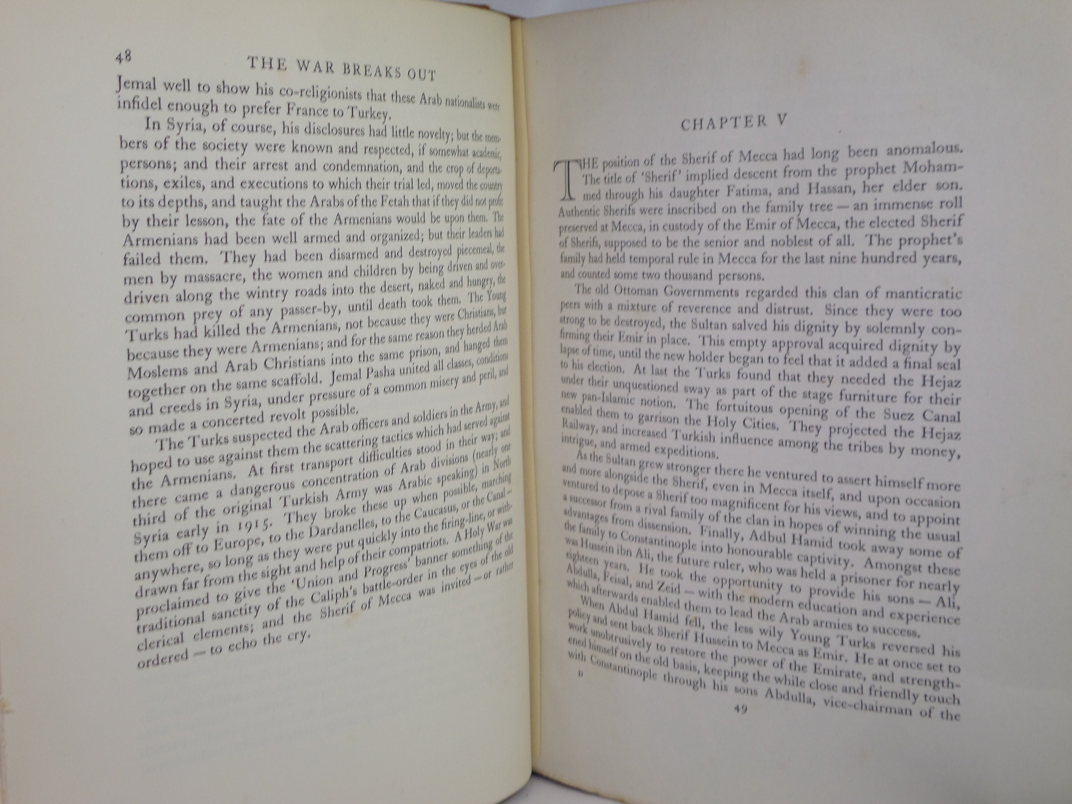 SEVEN PILLARS OF WISDOM BY T.E. LAWRENCE 1935 FIRST TRADE EDITION