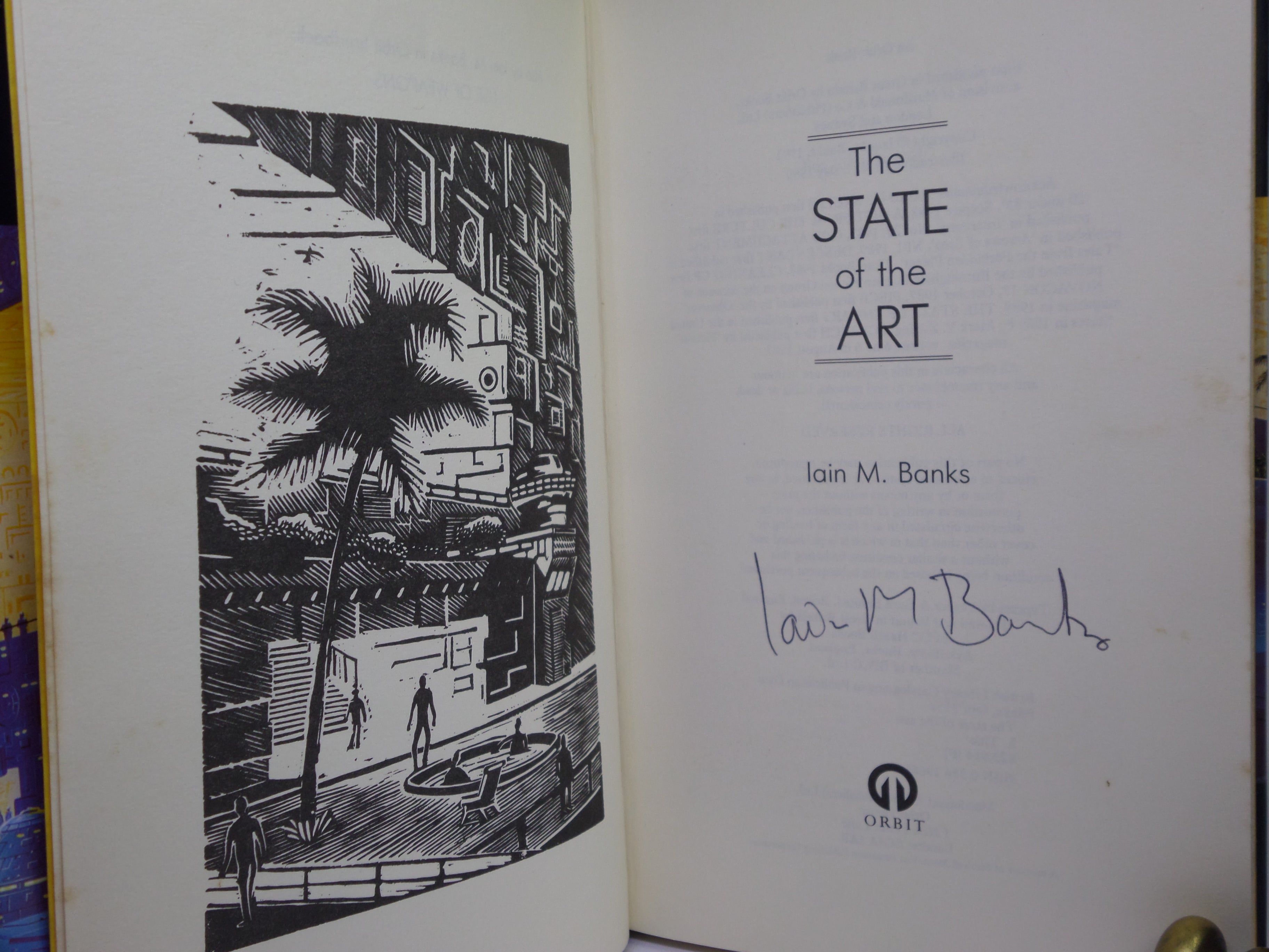 THE STATE OF THE ART BY IAIN M. BANKS 1991 SIGNED FIRST EDITION