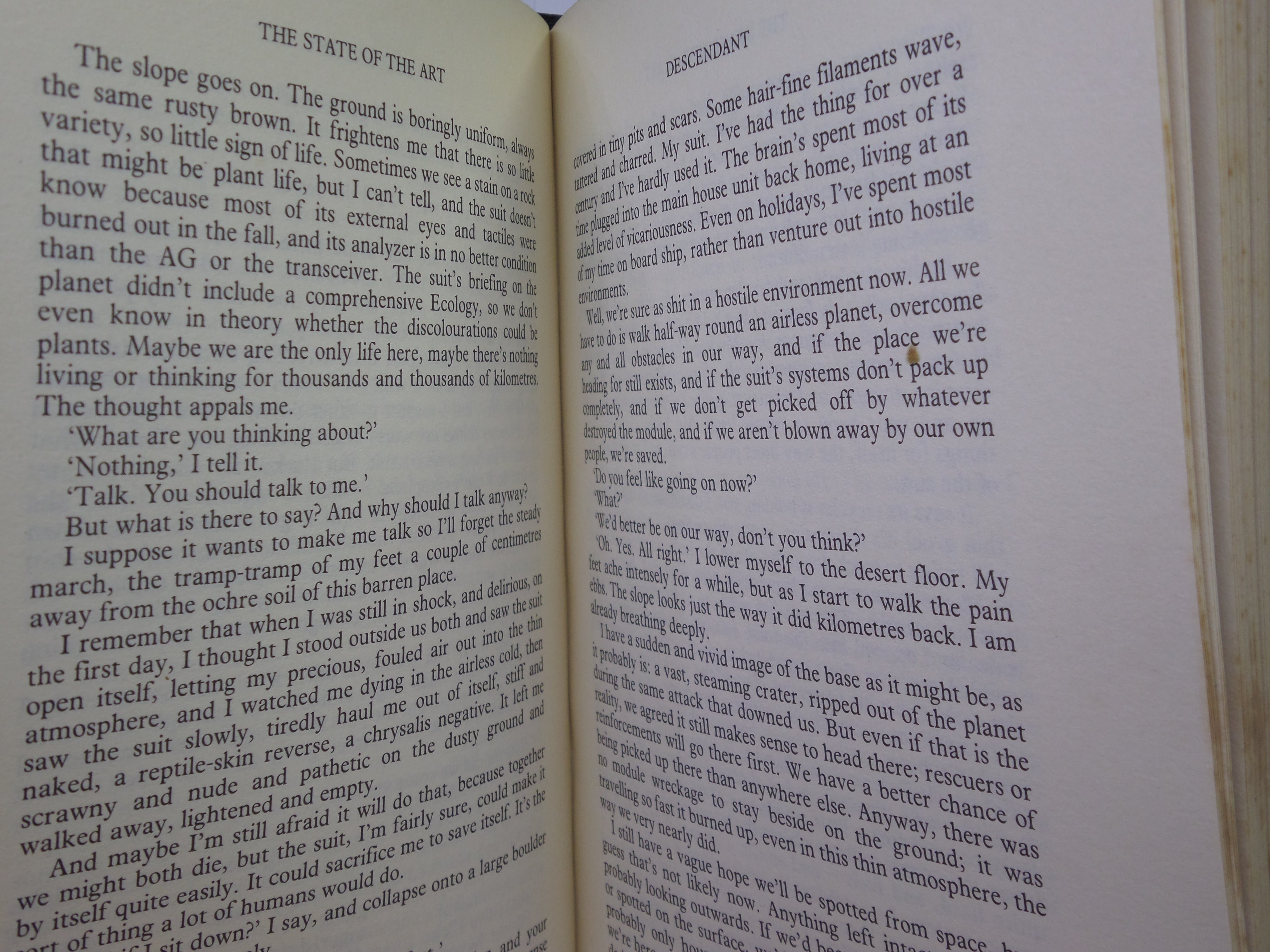 THE STATE OF THE ART BY IAIN M. BANKS 1991 SIGNED FIRST EDITION